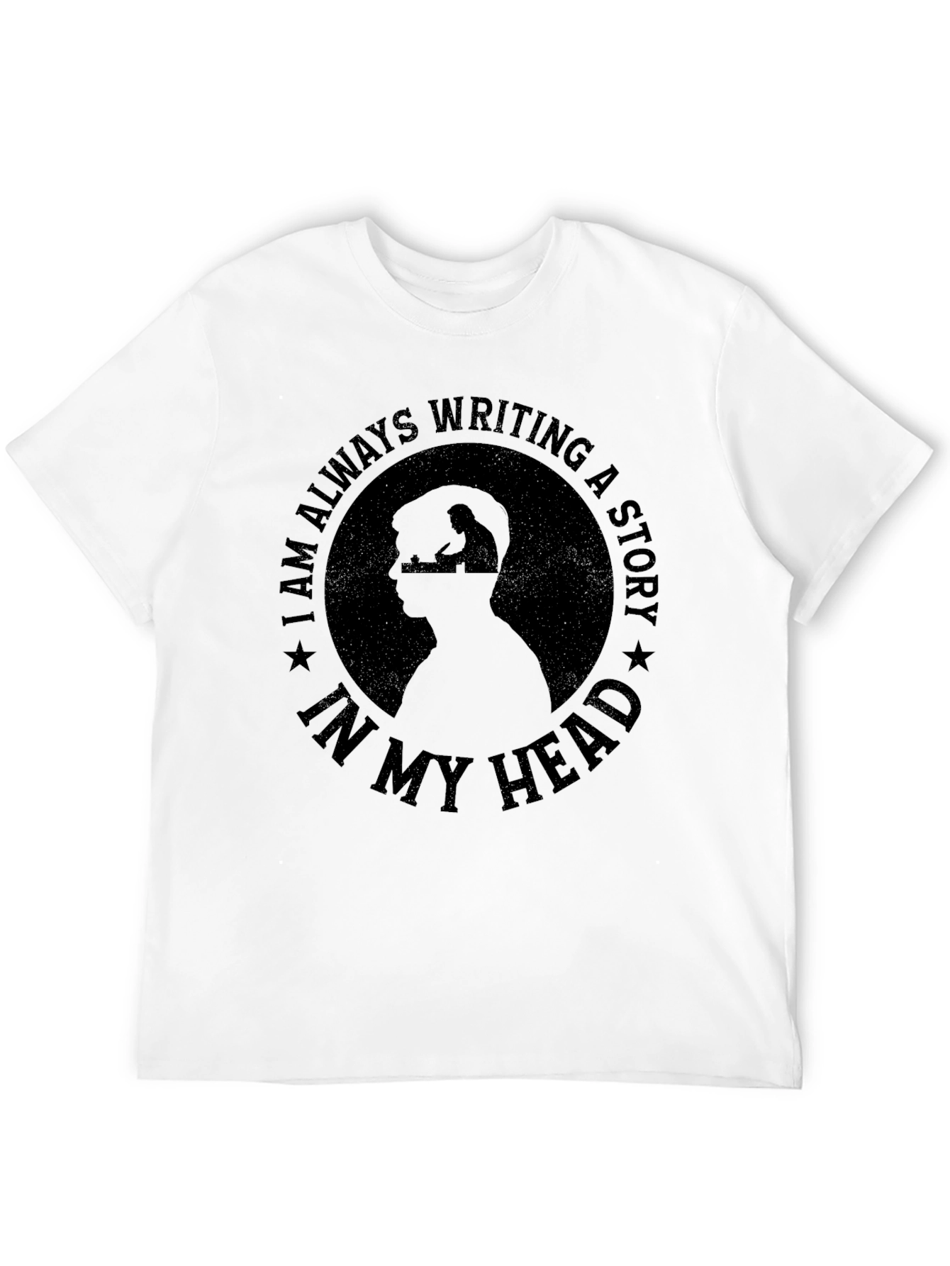 Writers Mind T-Shirt - Always Writing a Story