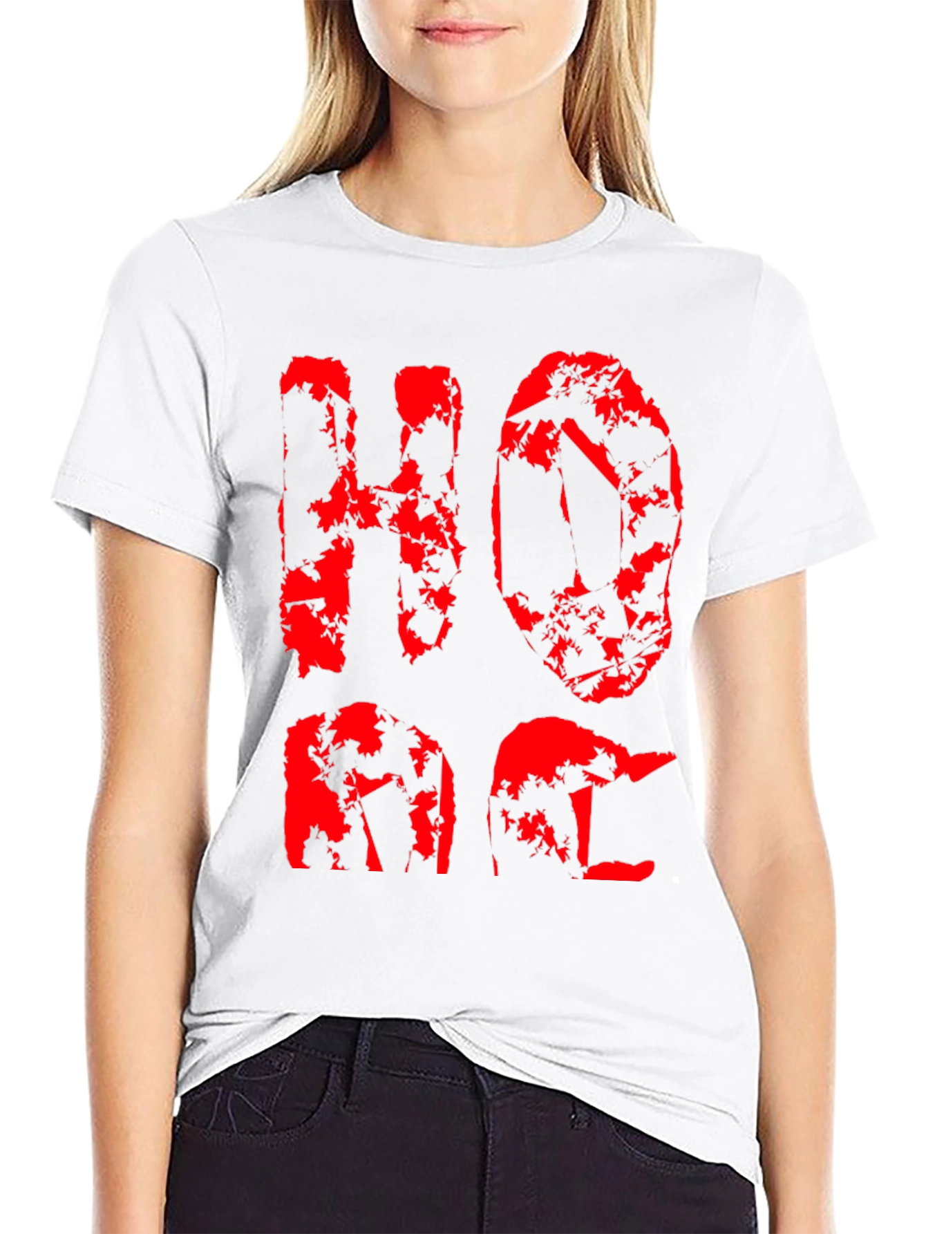 HOPE Graphic Tee - Distressed Print T-Shirt