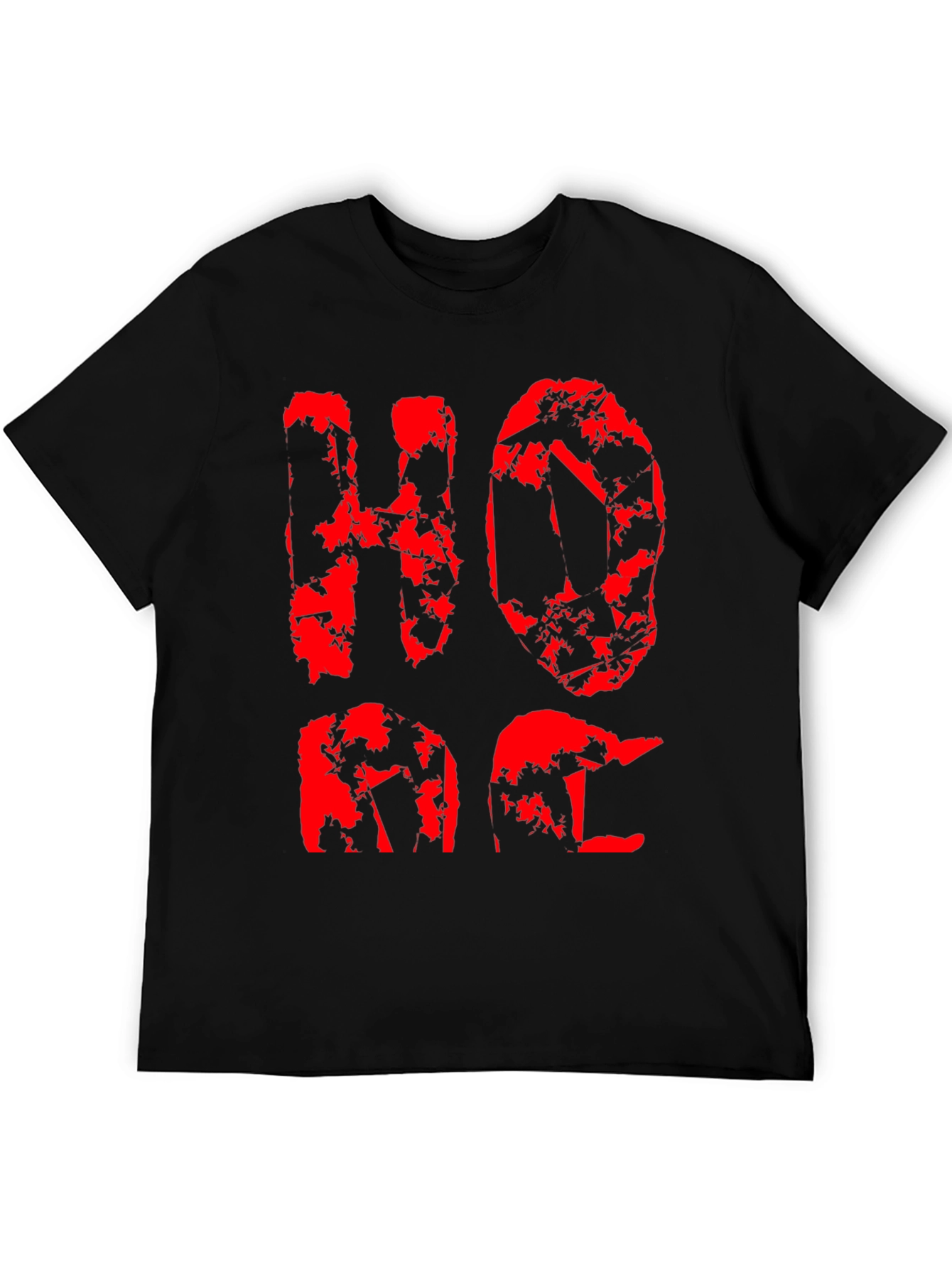 HOPE Graphic Tee - Distressed Print T-Shirt