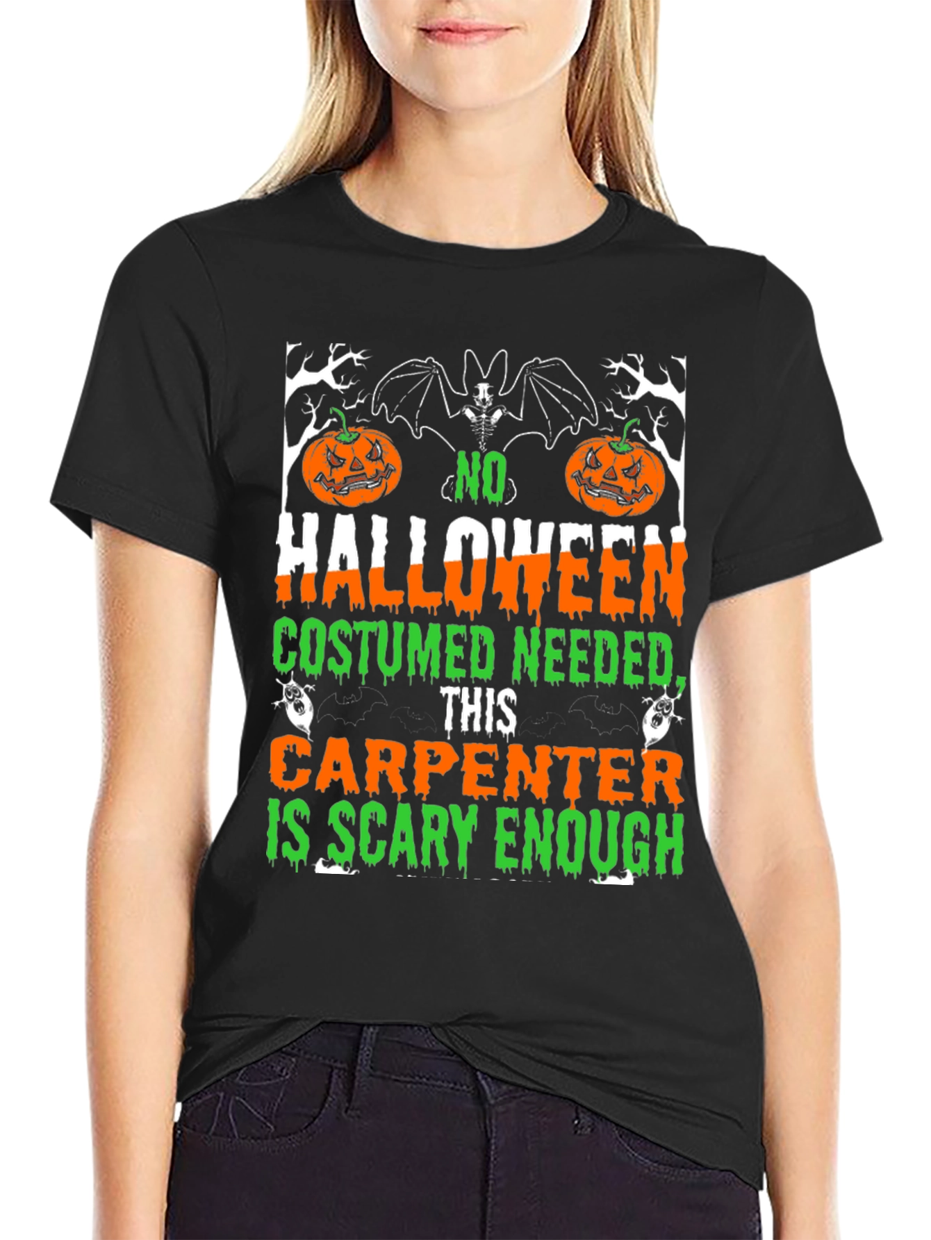 Scary Carpenter Halloween T-Shirt