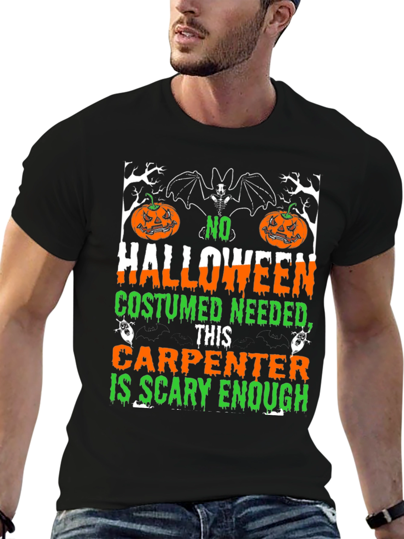 Scary Carpenter Halloween T-Shirt