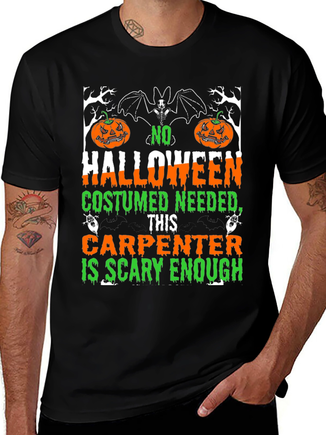 Scary Carpenter Halloween T-Shirt