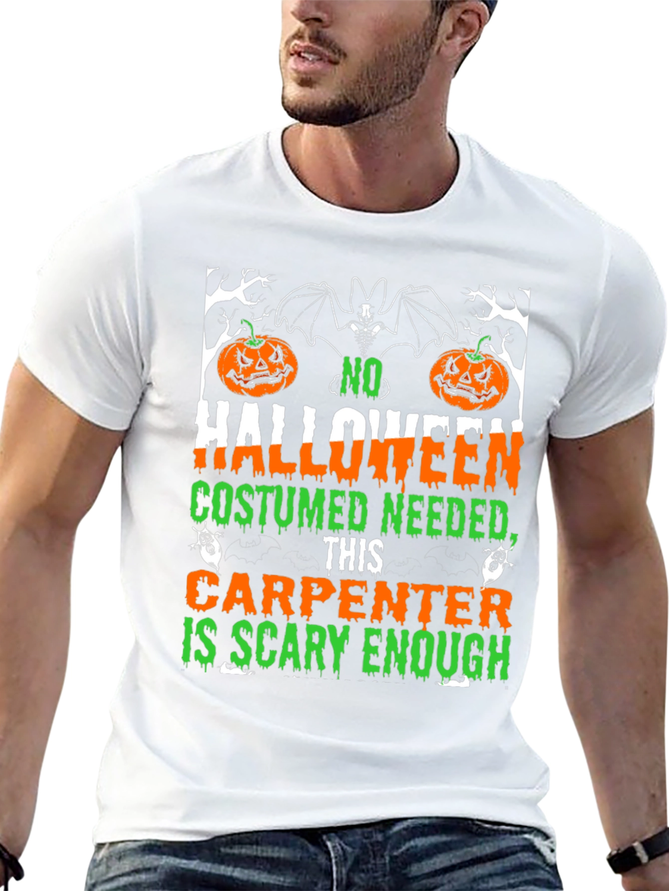 Scary Carpenter Halloween T-Shirt
