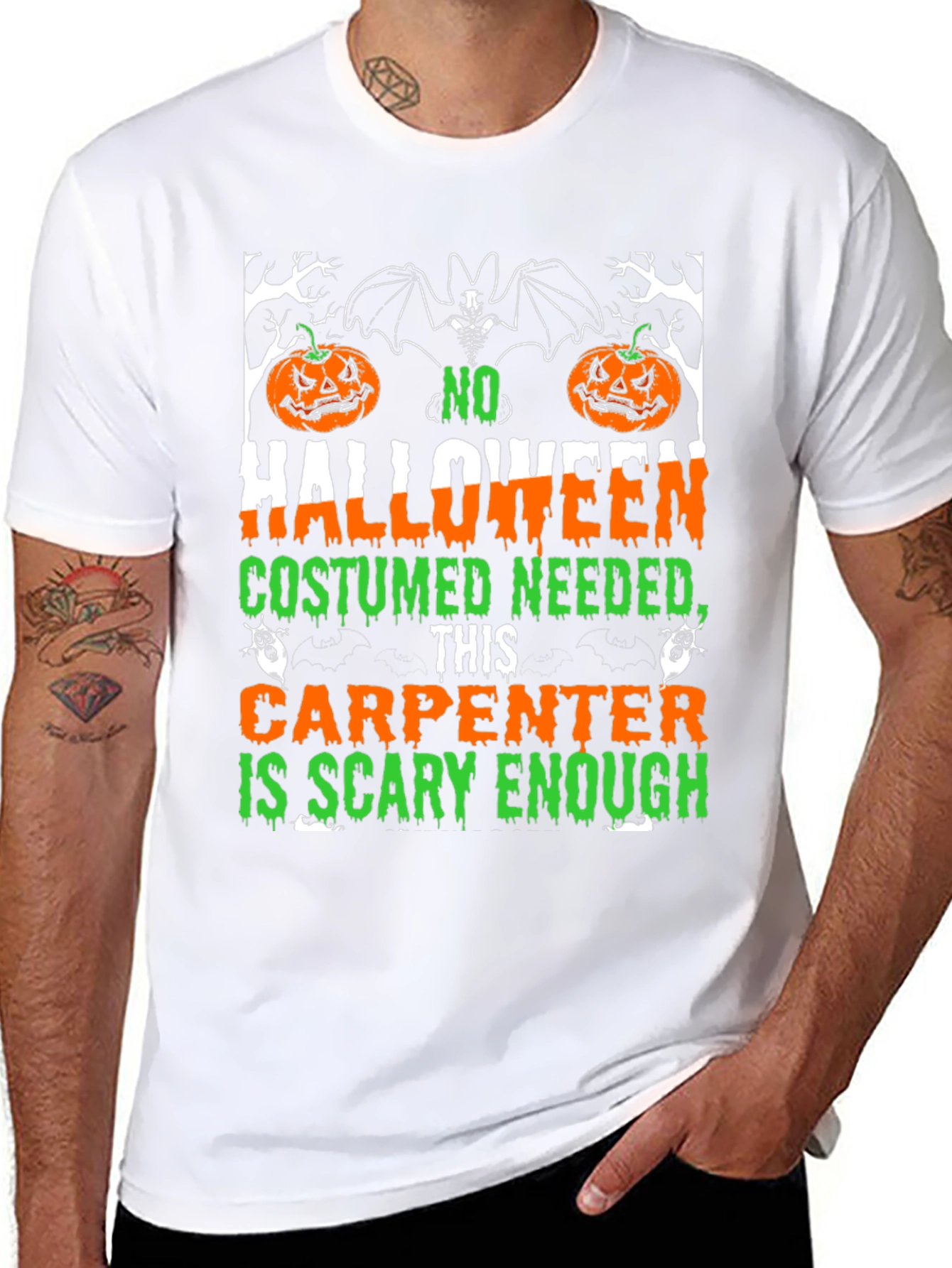 Scary Carpenter Halloween T-Shirt