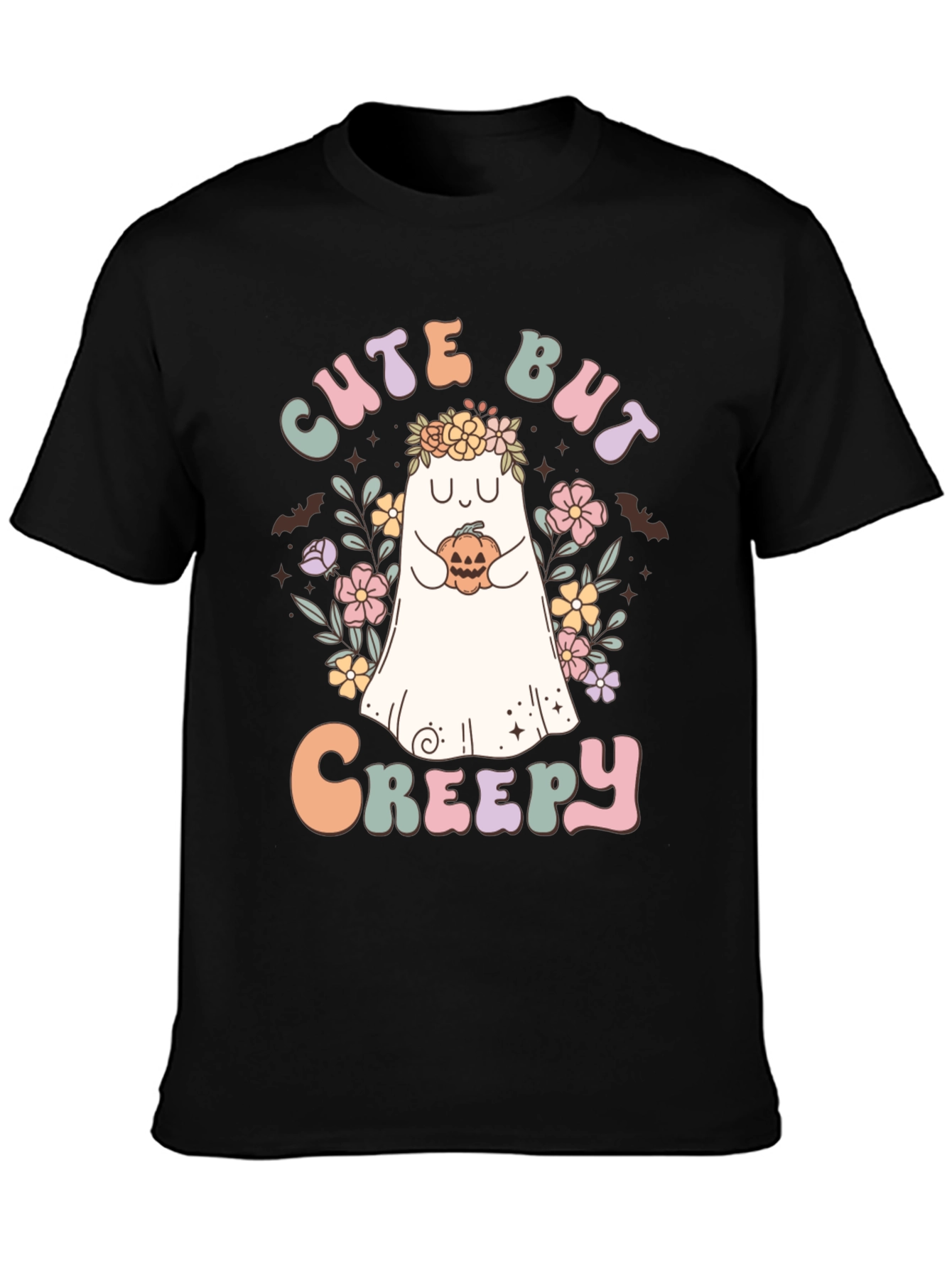 Cute But Creepy Halloween Ghost T-Shirt