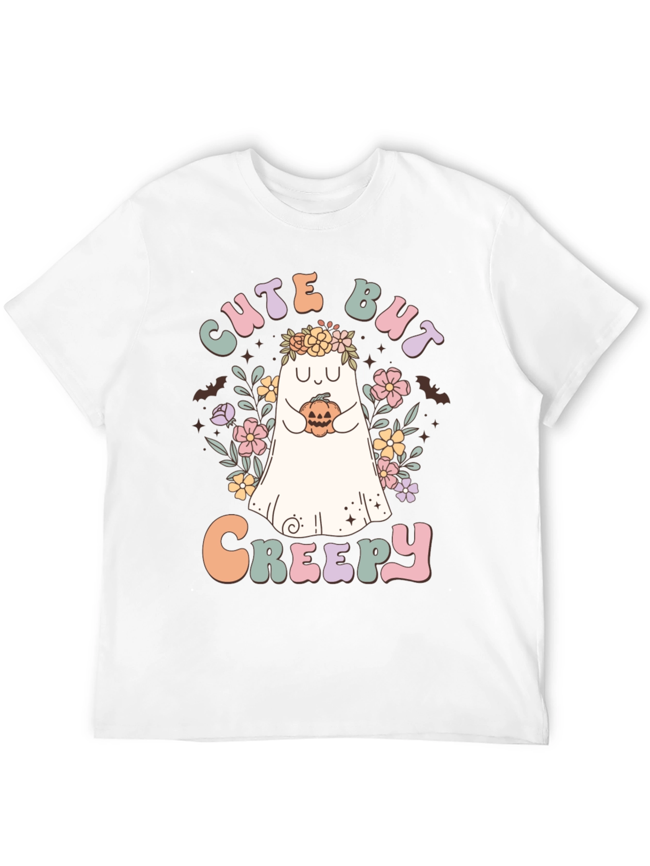 Cute But Creepy Halloween Ghost T-Shirt