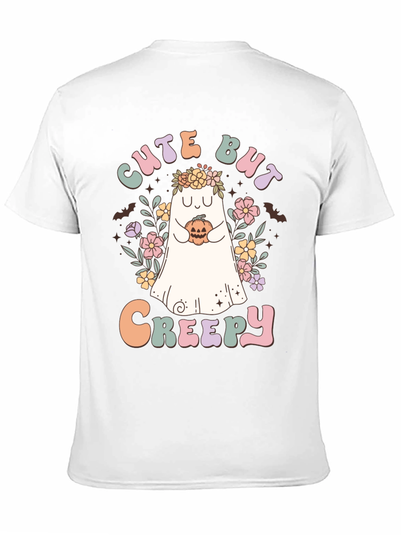 Cute But Creepy Halloween Ghost T-Shirt