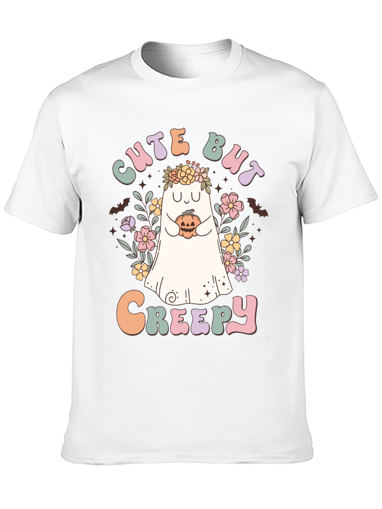 Cute But Creepy Halloween Ghost T-Shirt