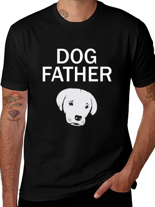 Dog Father T-Shirt - Perfect for Pet Dads