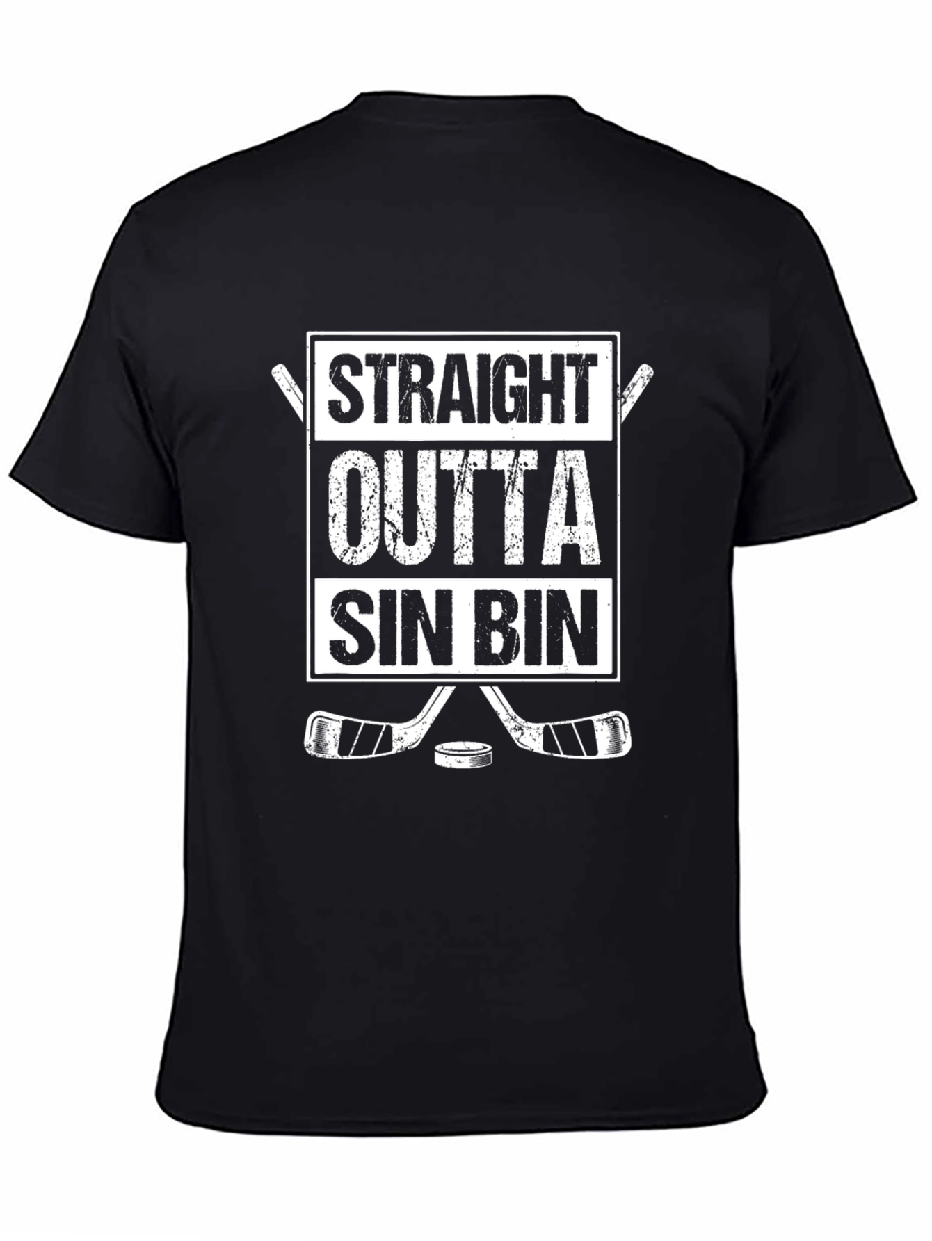 Straight Outta Sin Bin Hockey T-Shirt