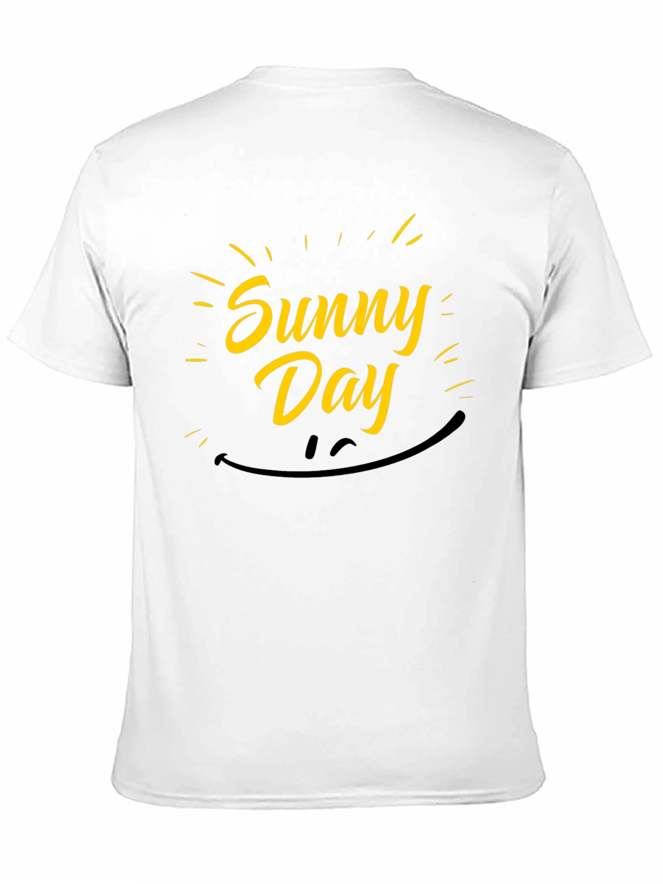 Sunny Day Graphic Black T-Shirt