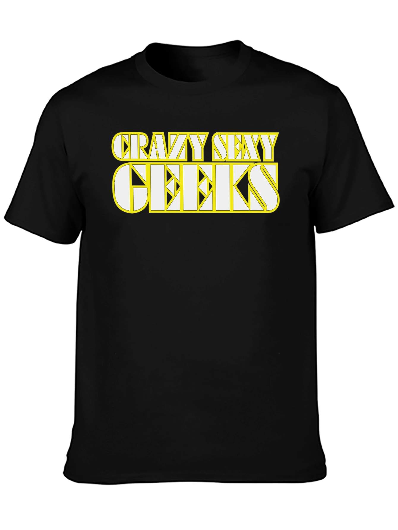 Crazy Sexy Geeks Black Graphic Tee