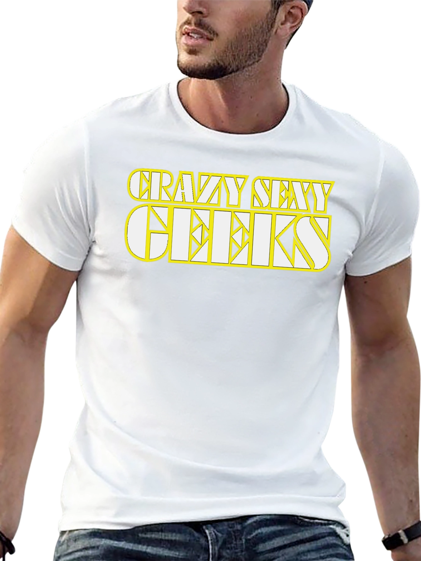 Crazy Sexy Geeks Black Graphic Tee