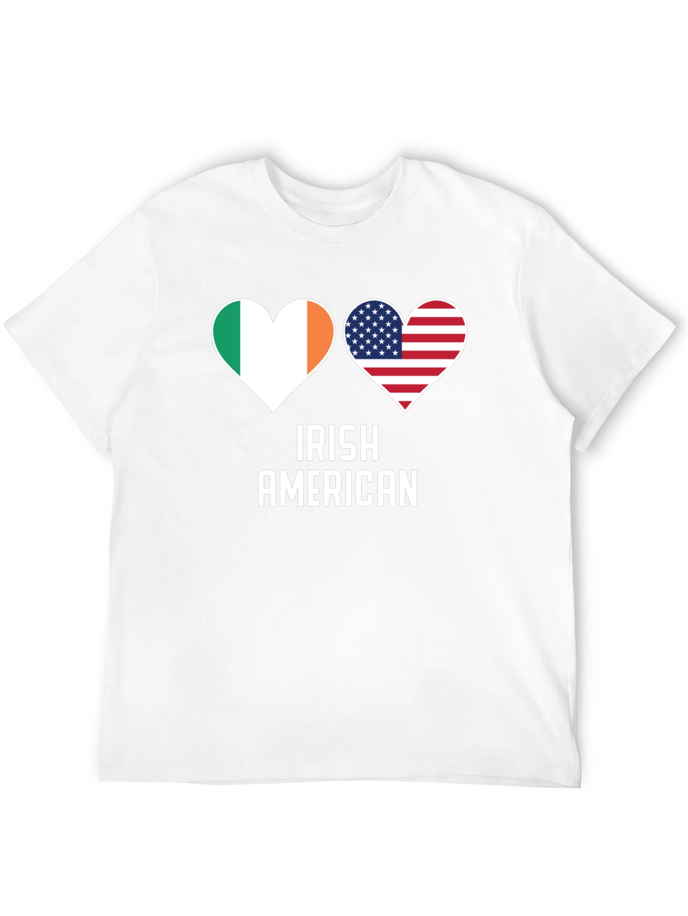 Irish American Pride T-Shirt Shamrock Flag