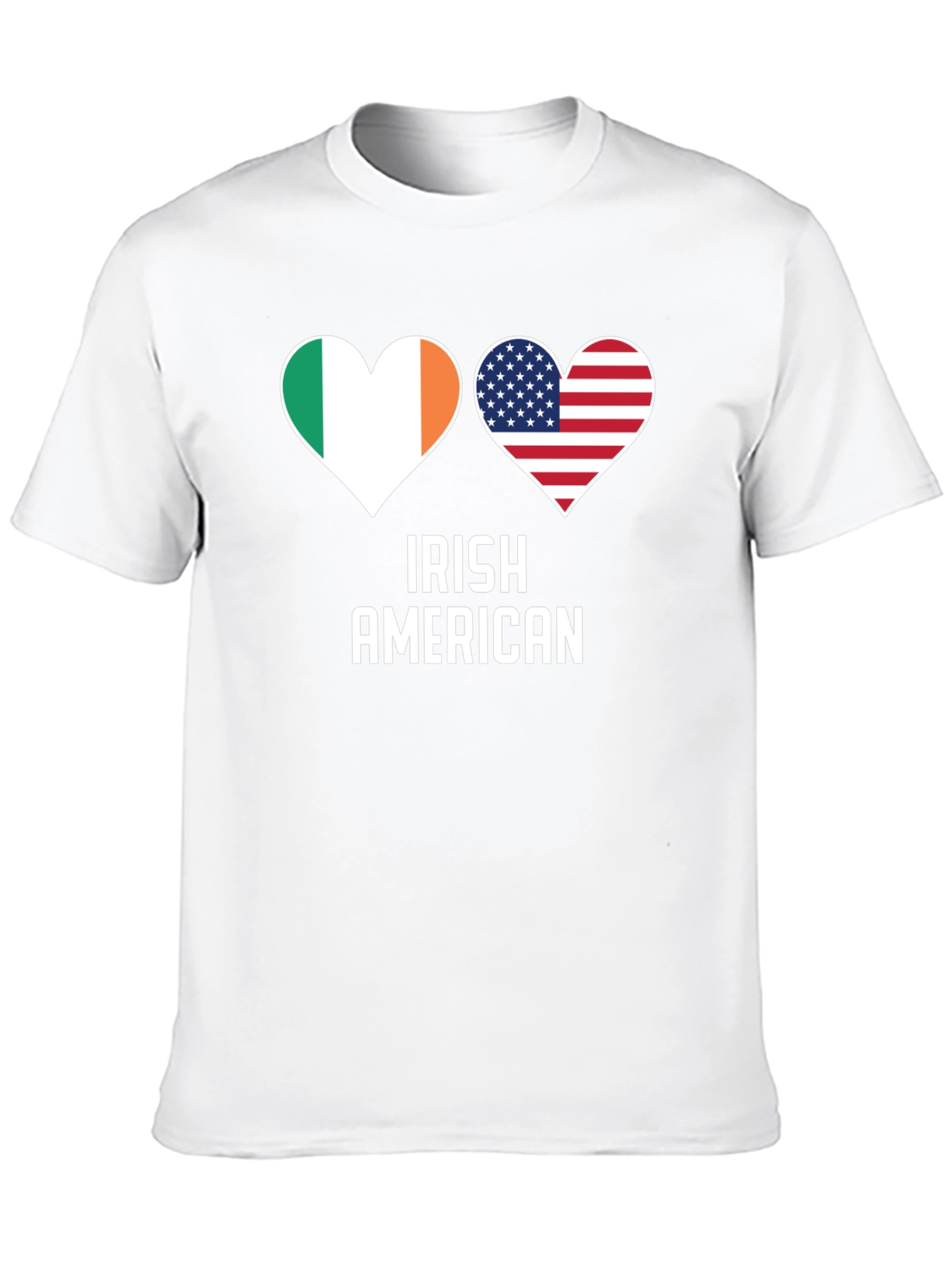 Irish American Pride T-Shirt Shamrock Flag