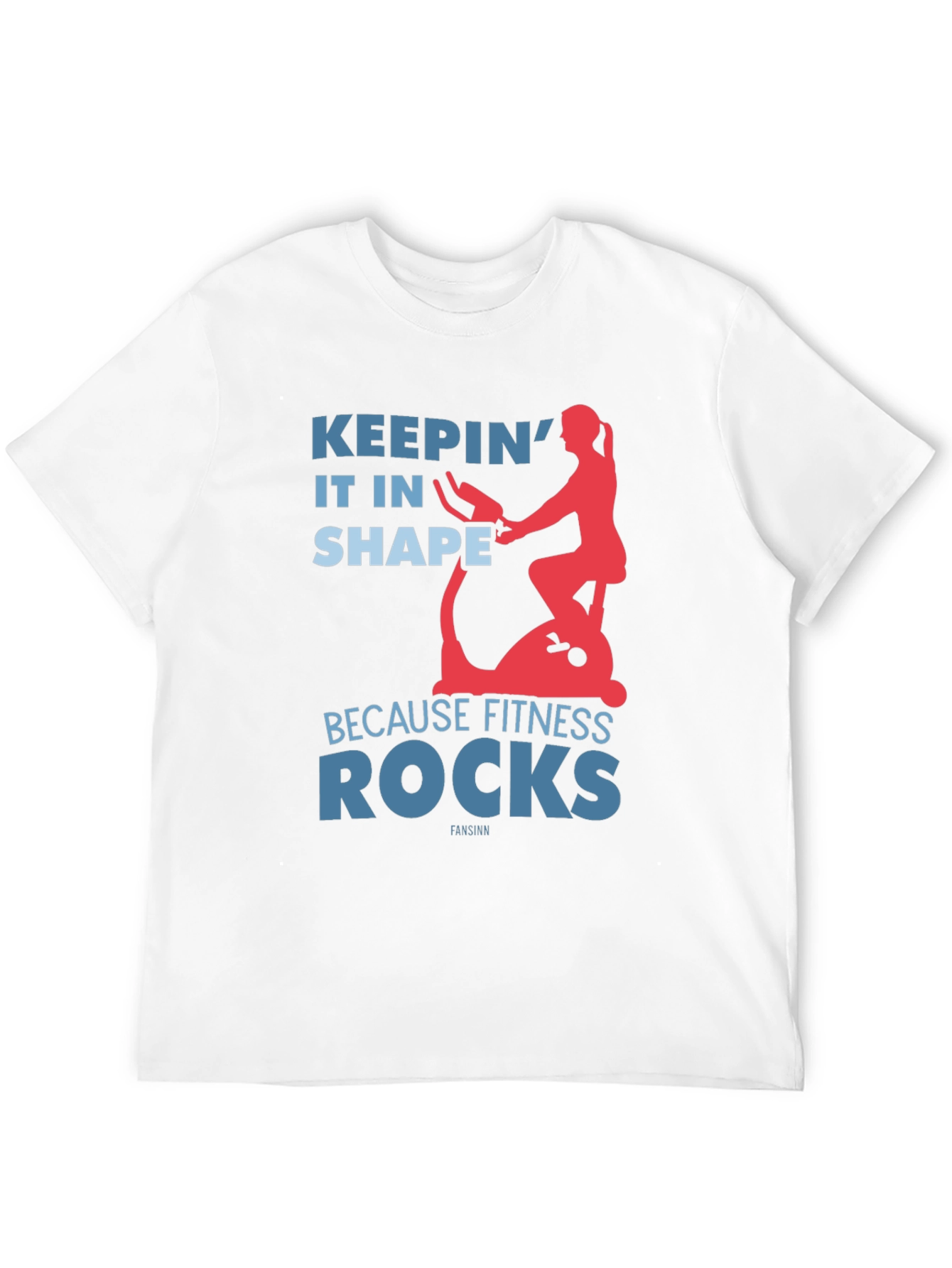 Fitness Rocks Graphic T-Shirt - Keepin it in Shape