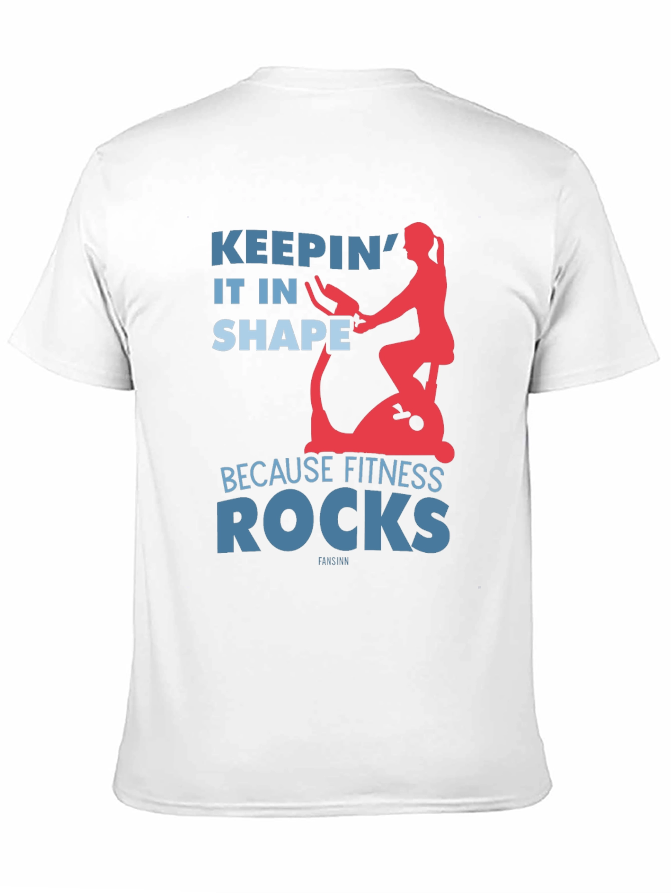 Fitness Rocks Graphic T-Shirt - Keepin it in Shape
