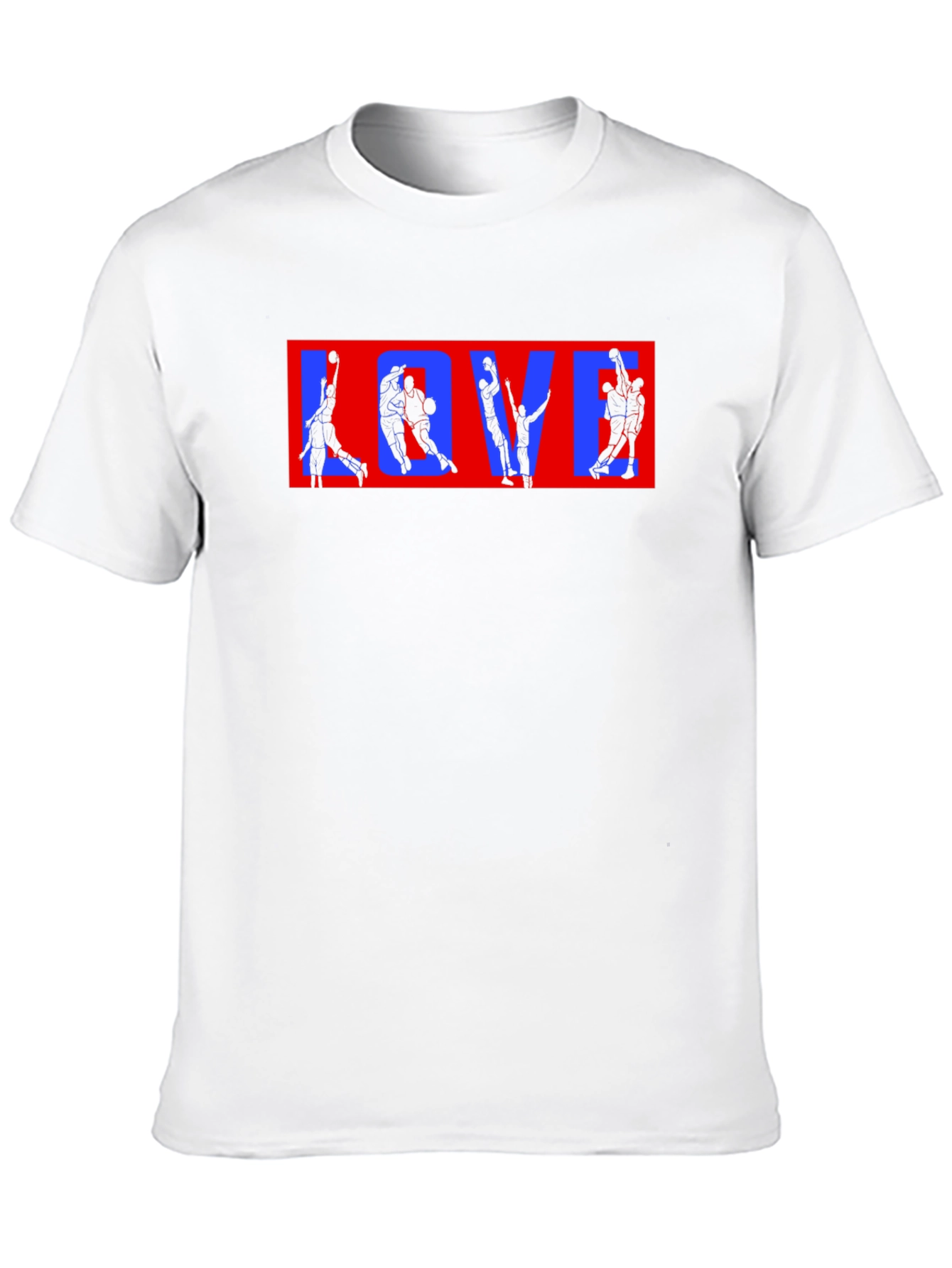 Basketball LOVE Graphic T-Shirt - Black