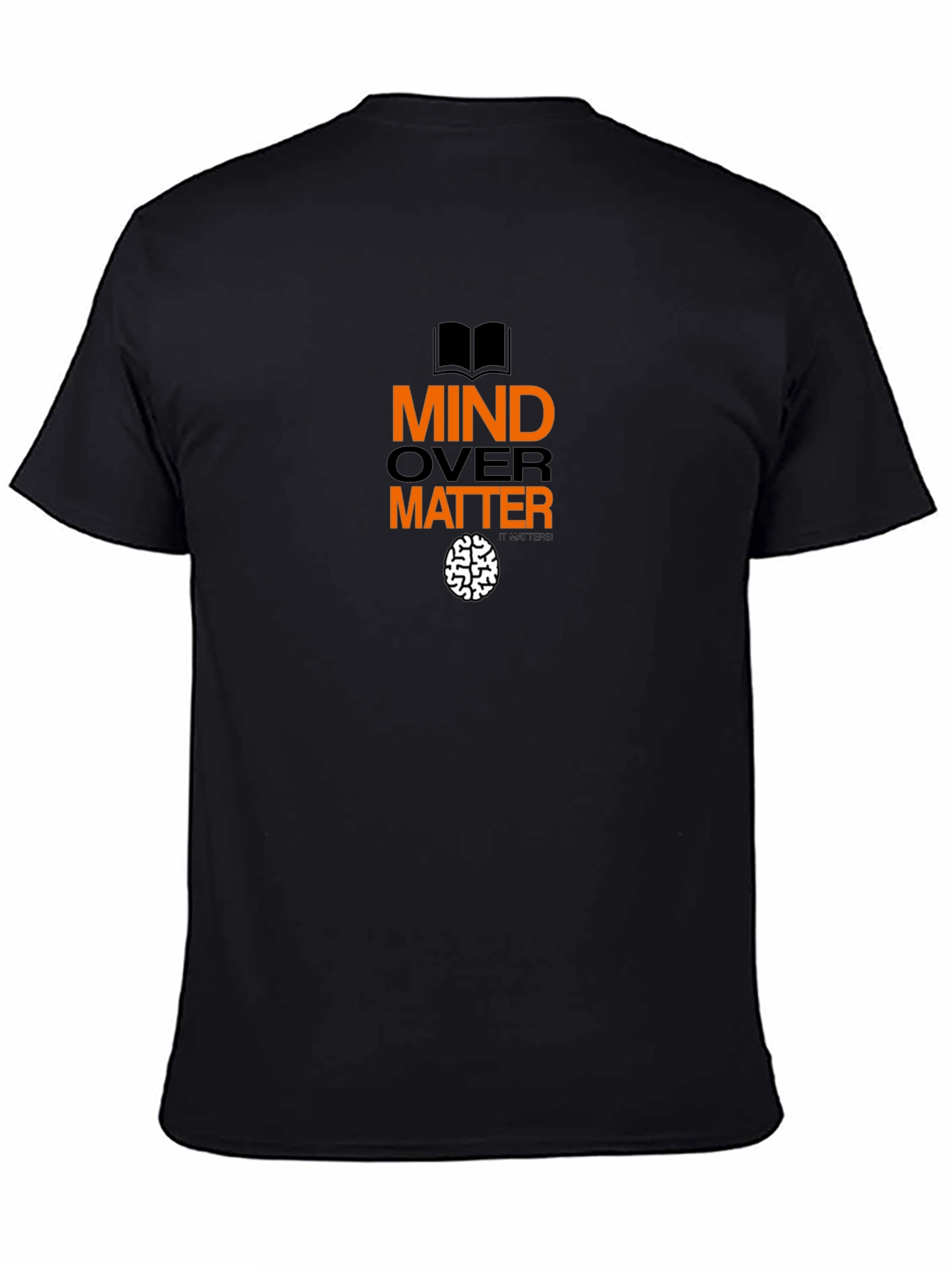 Mind Over Matter Graphic Print Crew Neck Tee