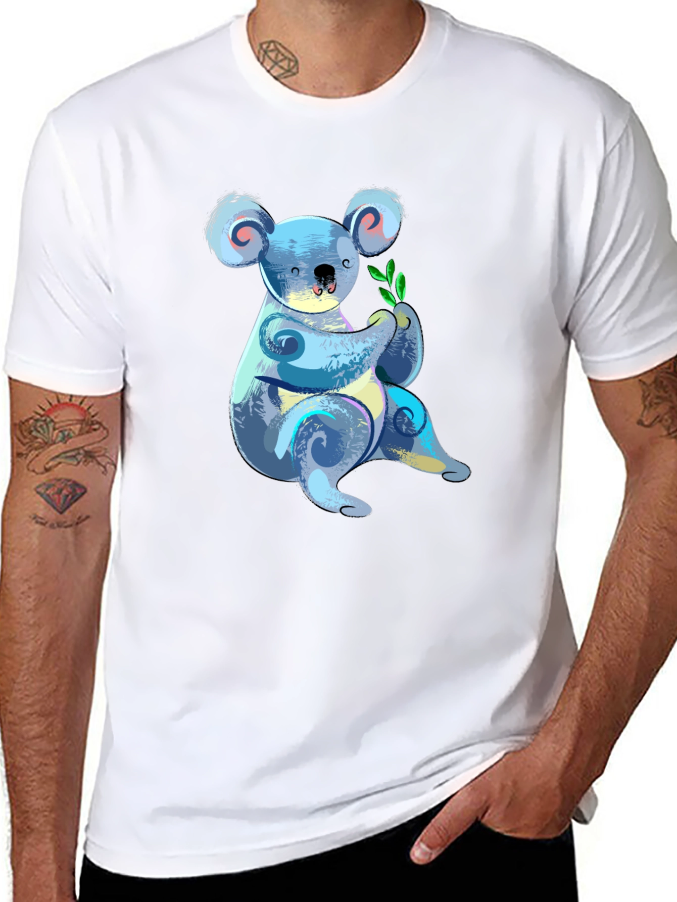 Koala Graphic T-Shirt - Soft Cotton Blend