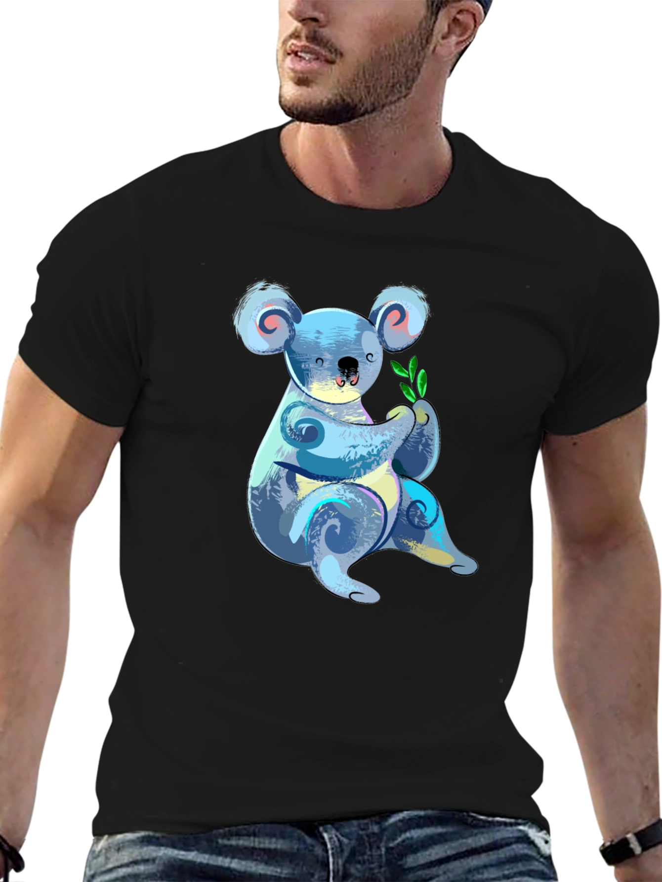 Koala Graphic T-Shirt - Soft Cotton Blend