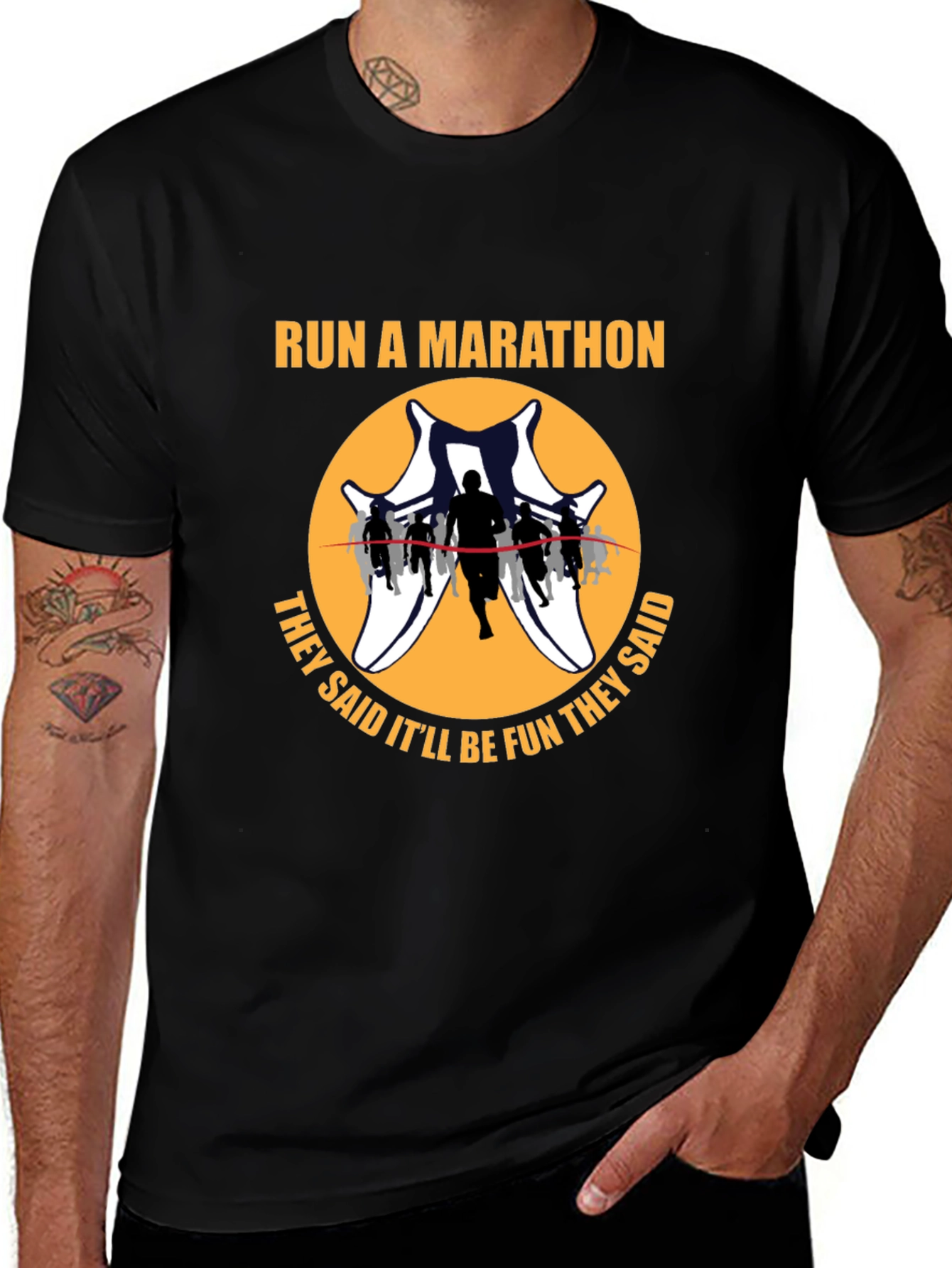 Run A Marathon Fun Run T-Shirt