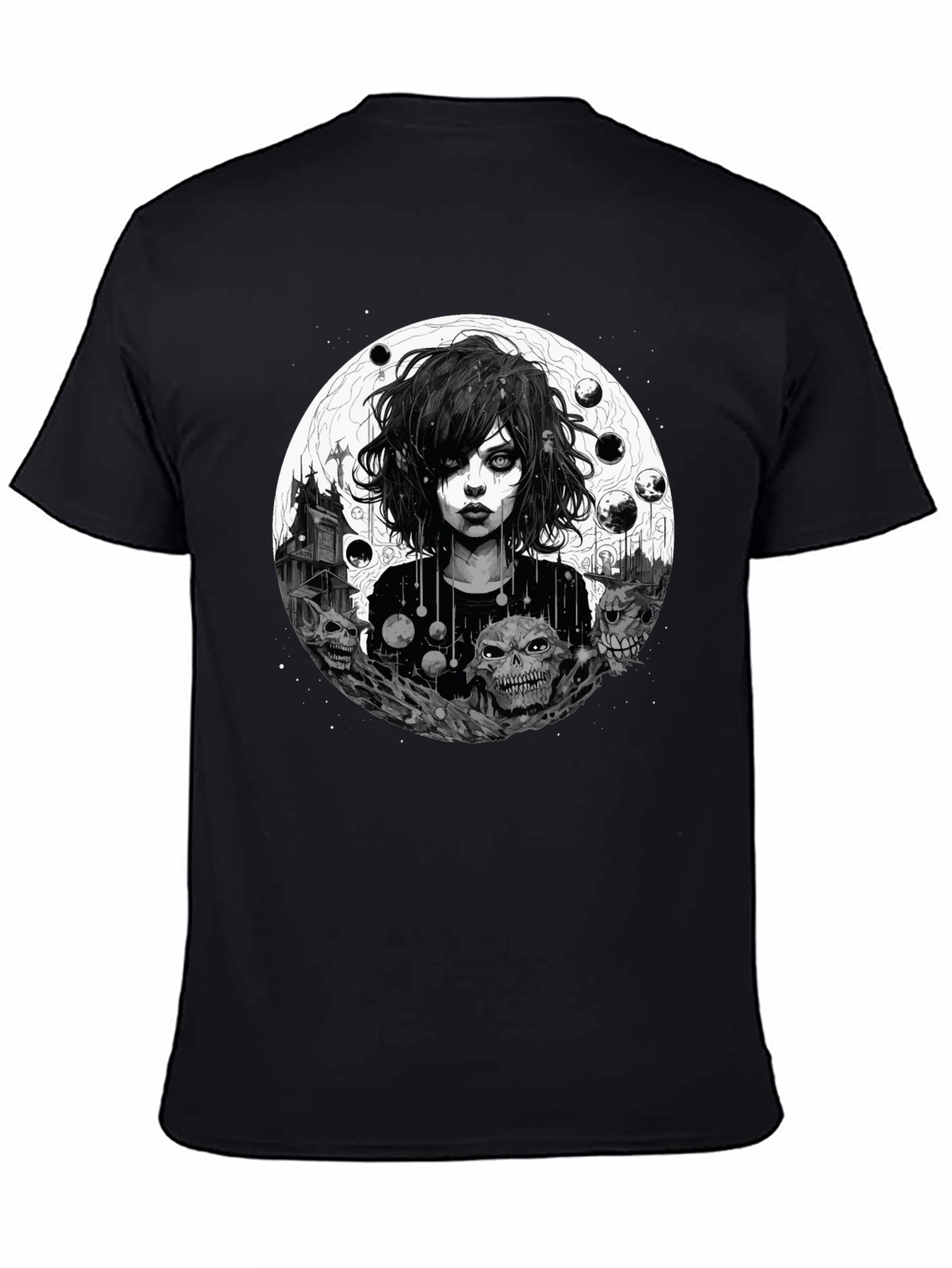 Gothic Skull Graphic Tee