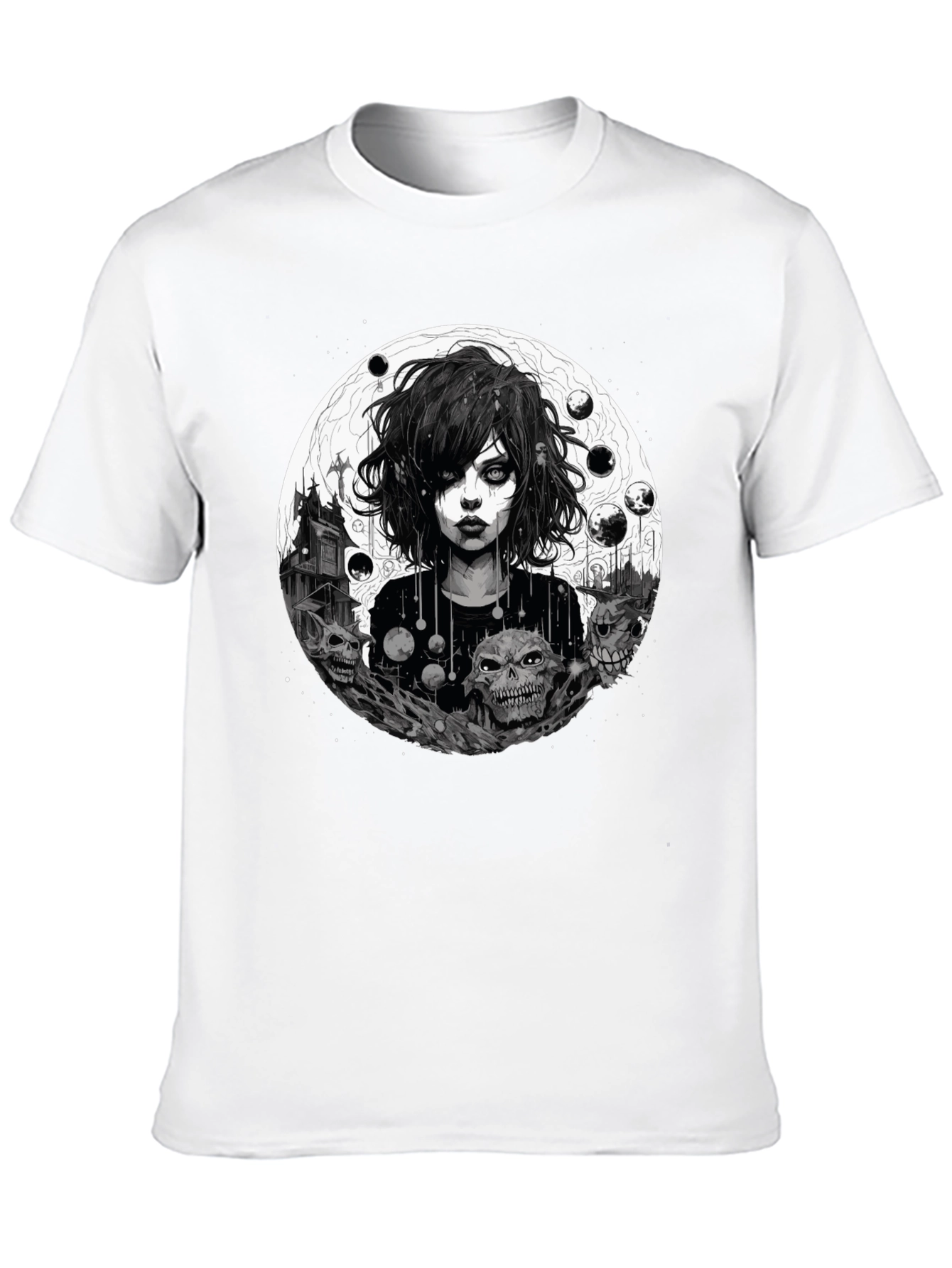 Gothic Skull Graphic Tee