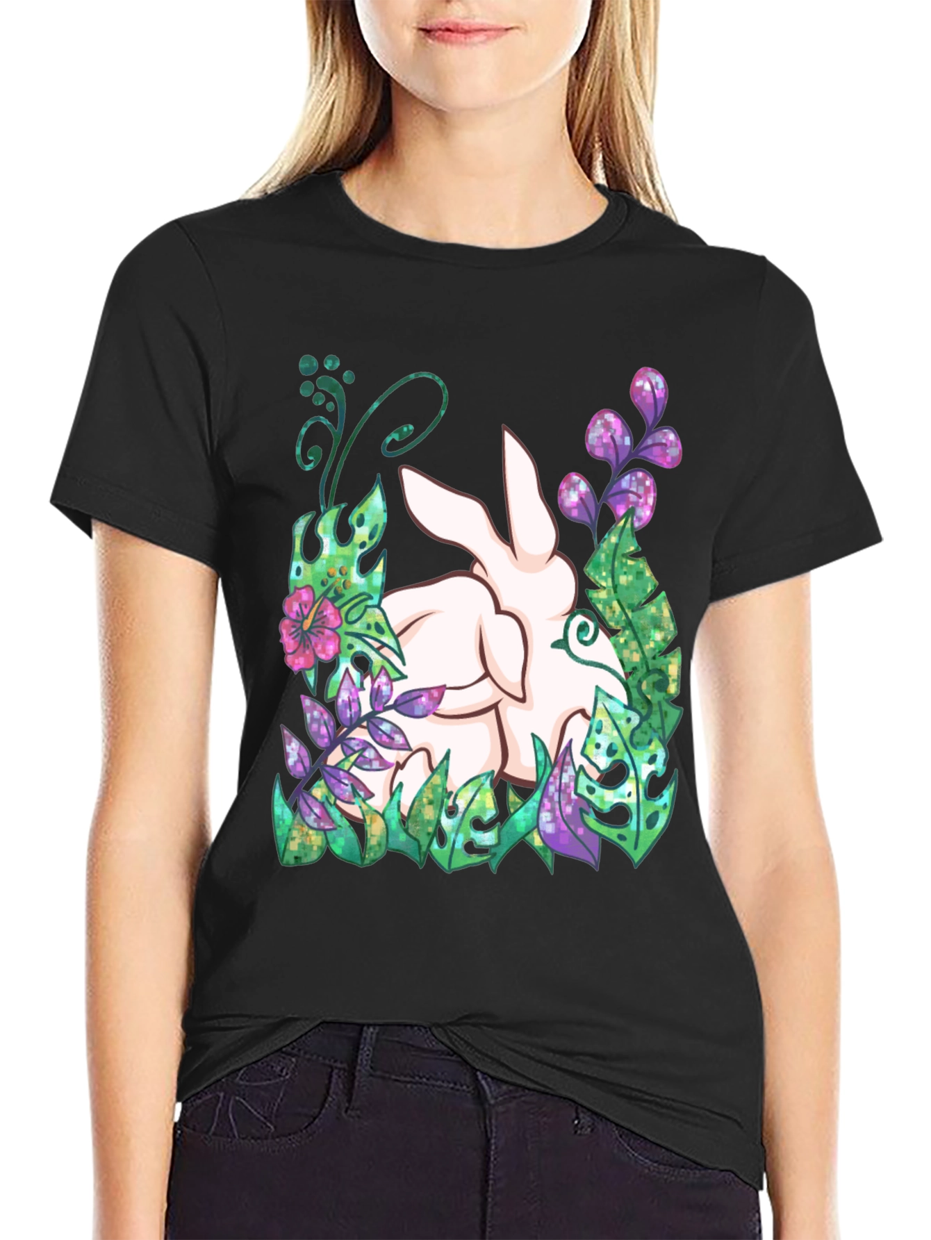 Nature Bunny Graphic Tee