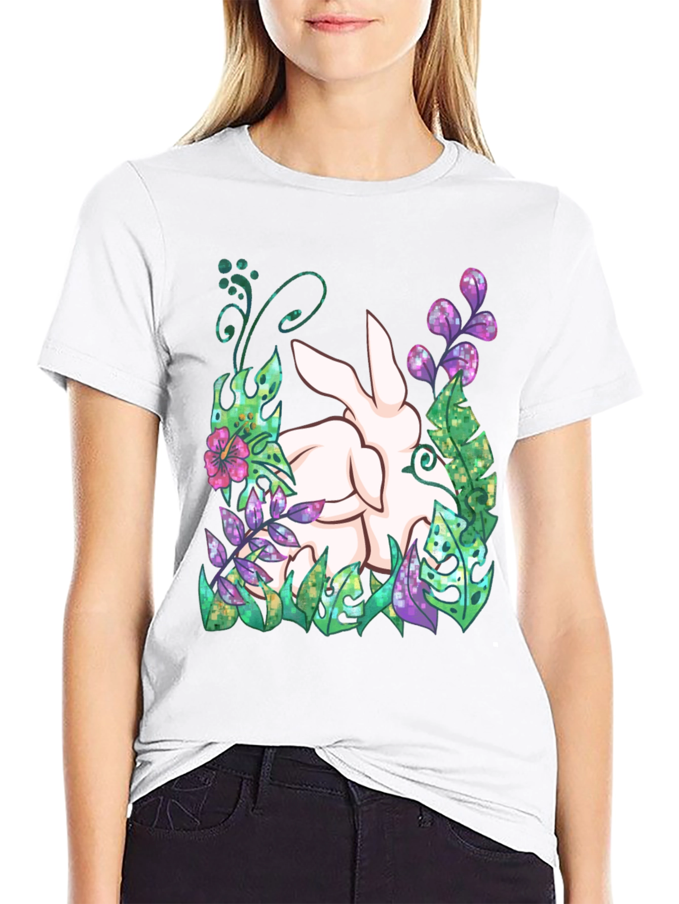 Nature Bunny Graphic Tee
