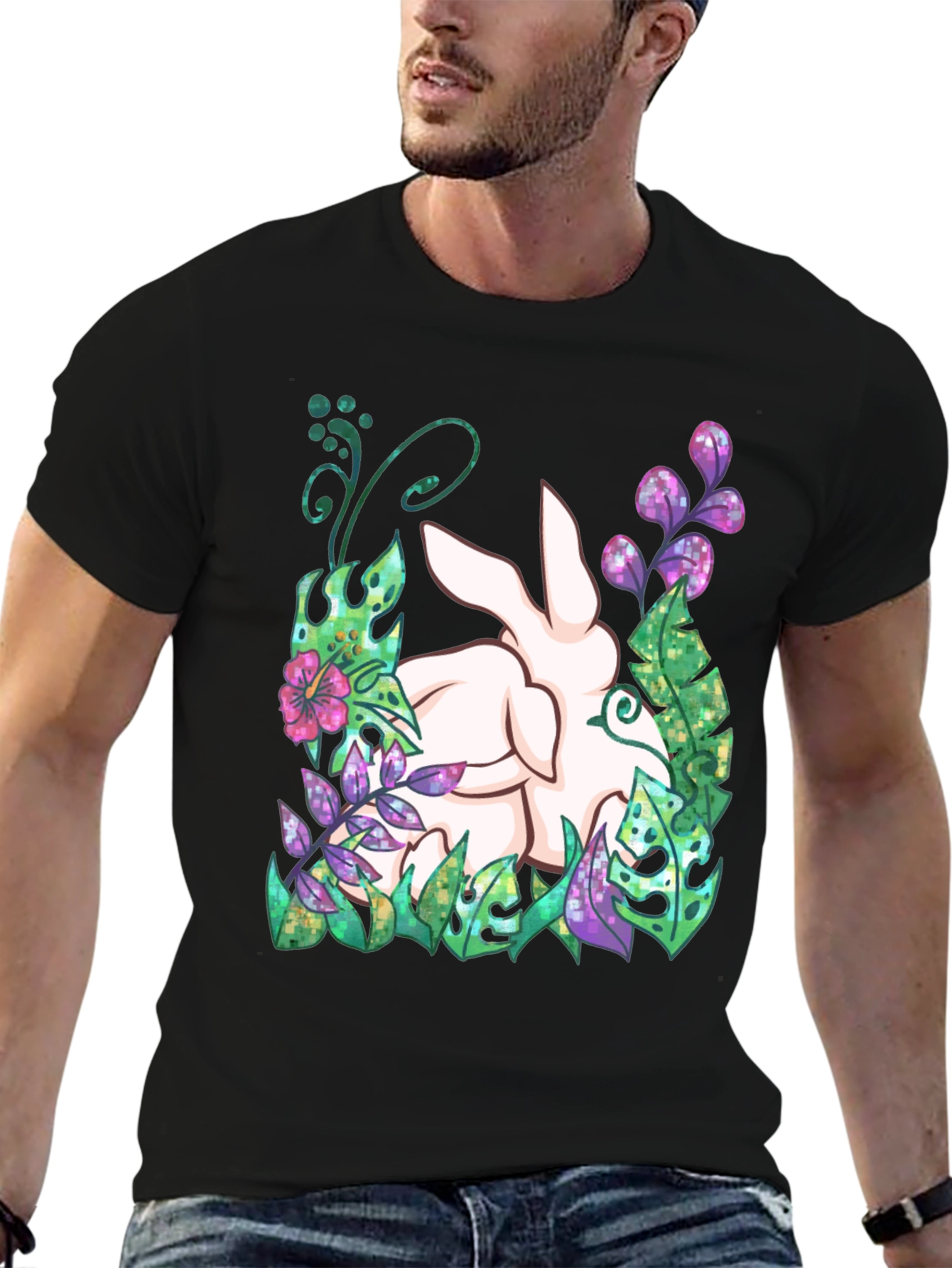 Nature Bunny Graphic Tee