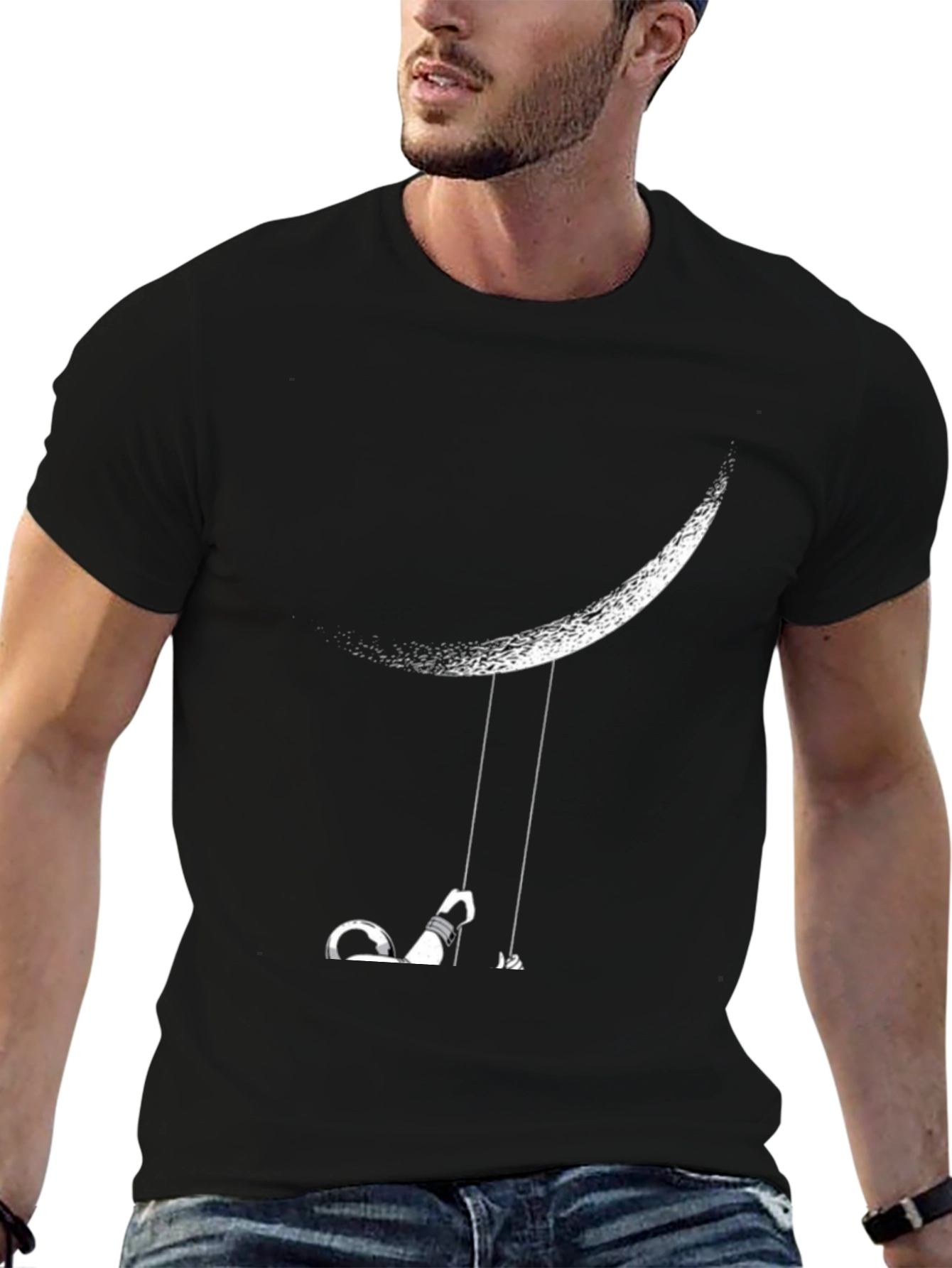 Astronaut Moon Swing Graphic Tee