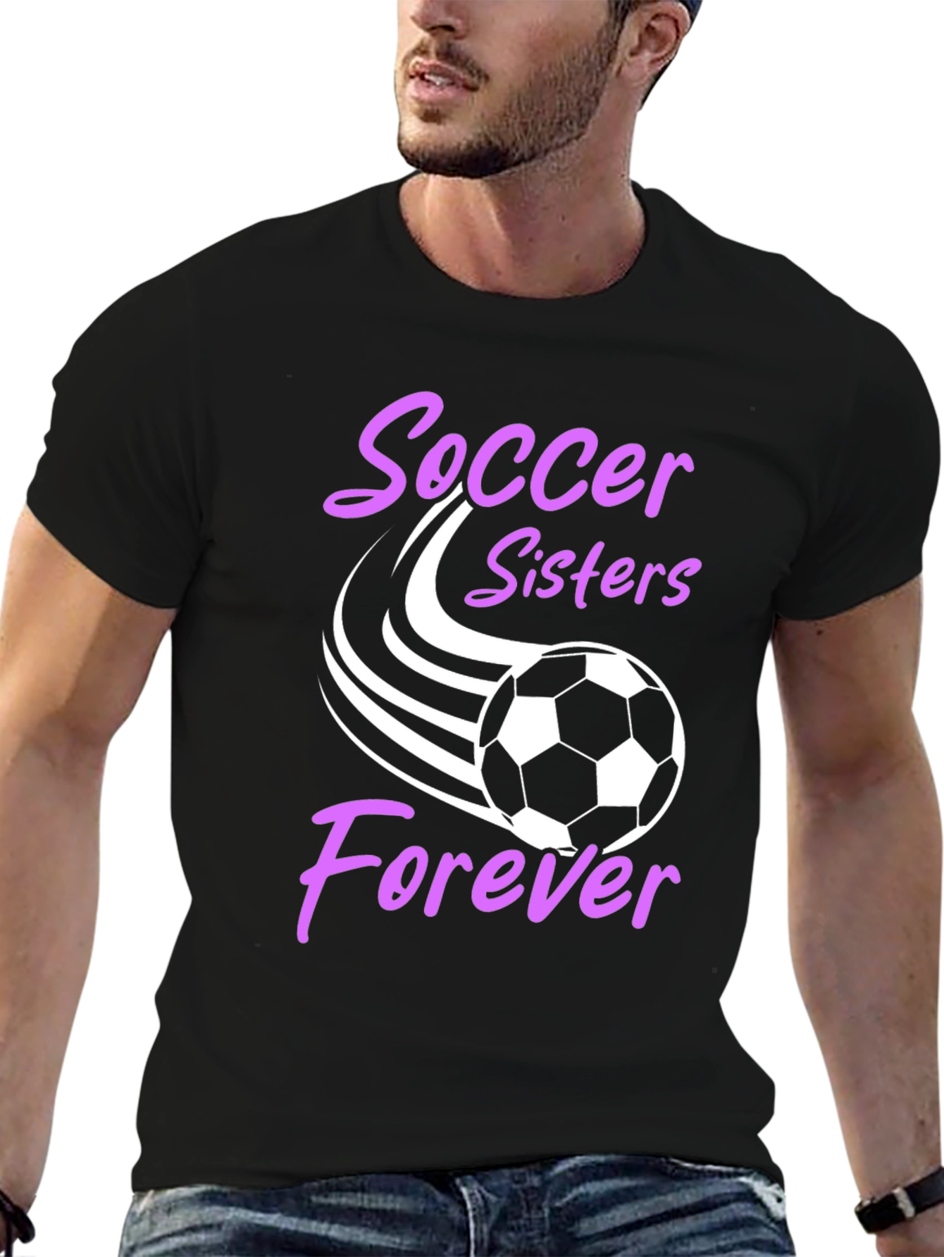 Soccer Sisters Forever Graphic T-Shirt