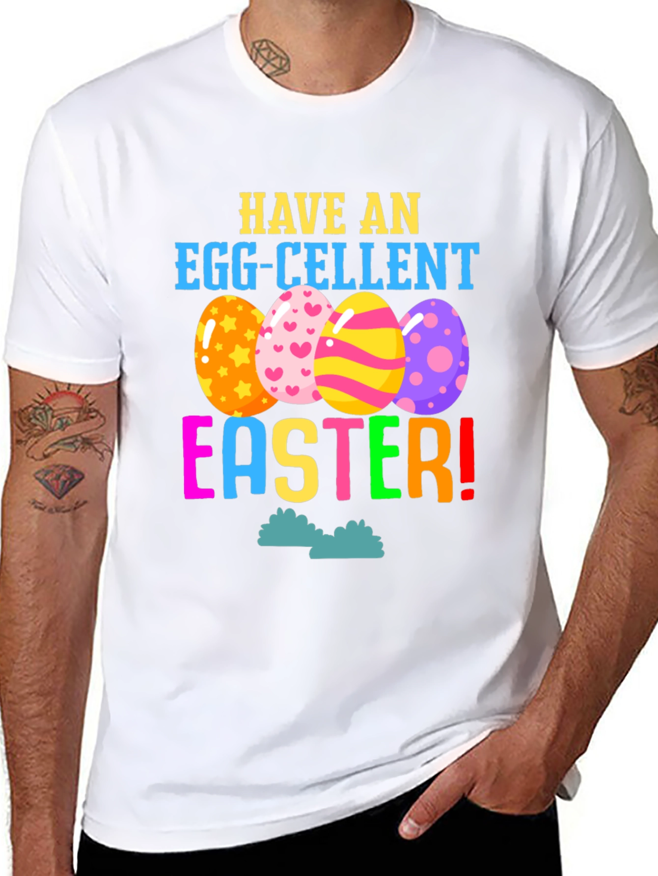 Egg-cellent Easter Graphic Tee