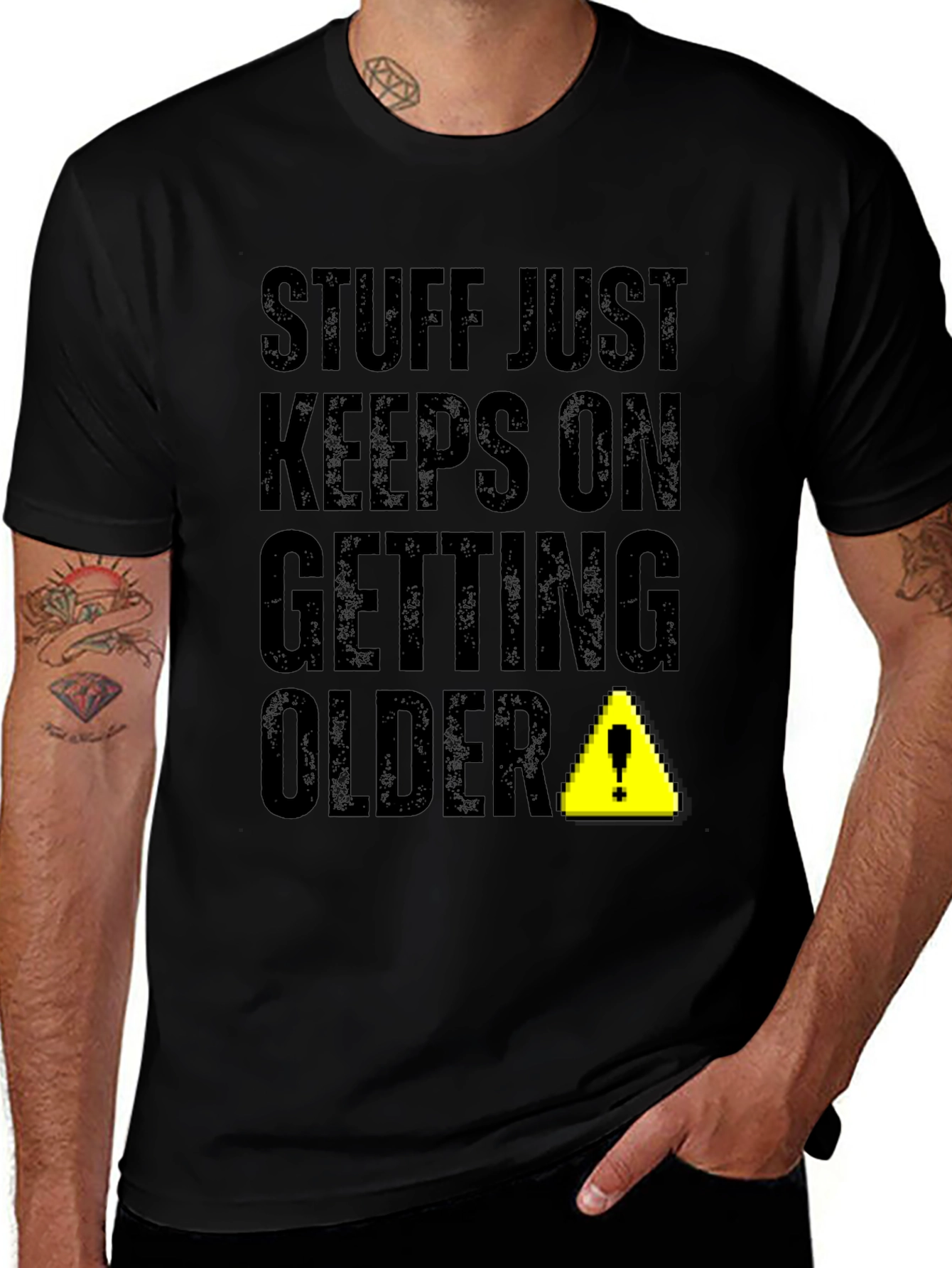 Stuff Just Keeps On Getting Older Novelty T-Shirt