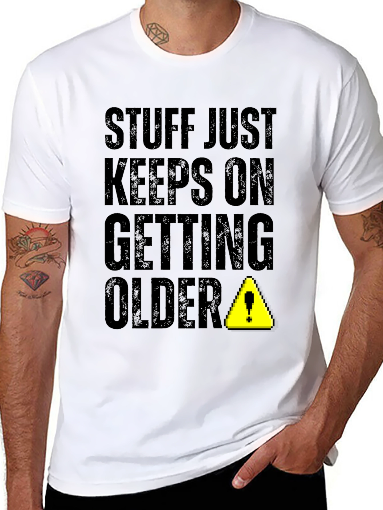 Stuff Just Keeps On Getting Older Novelty T-Shirt
