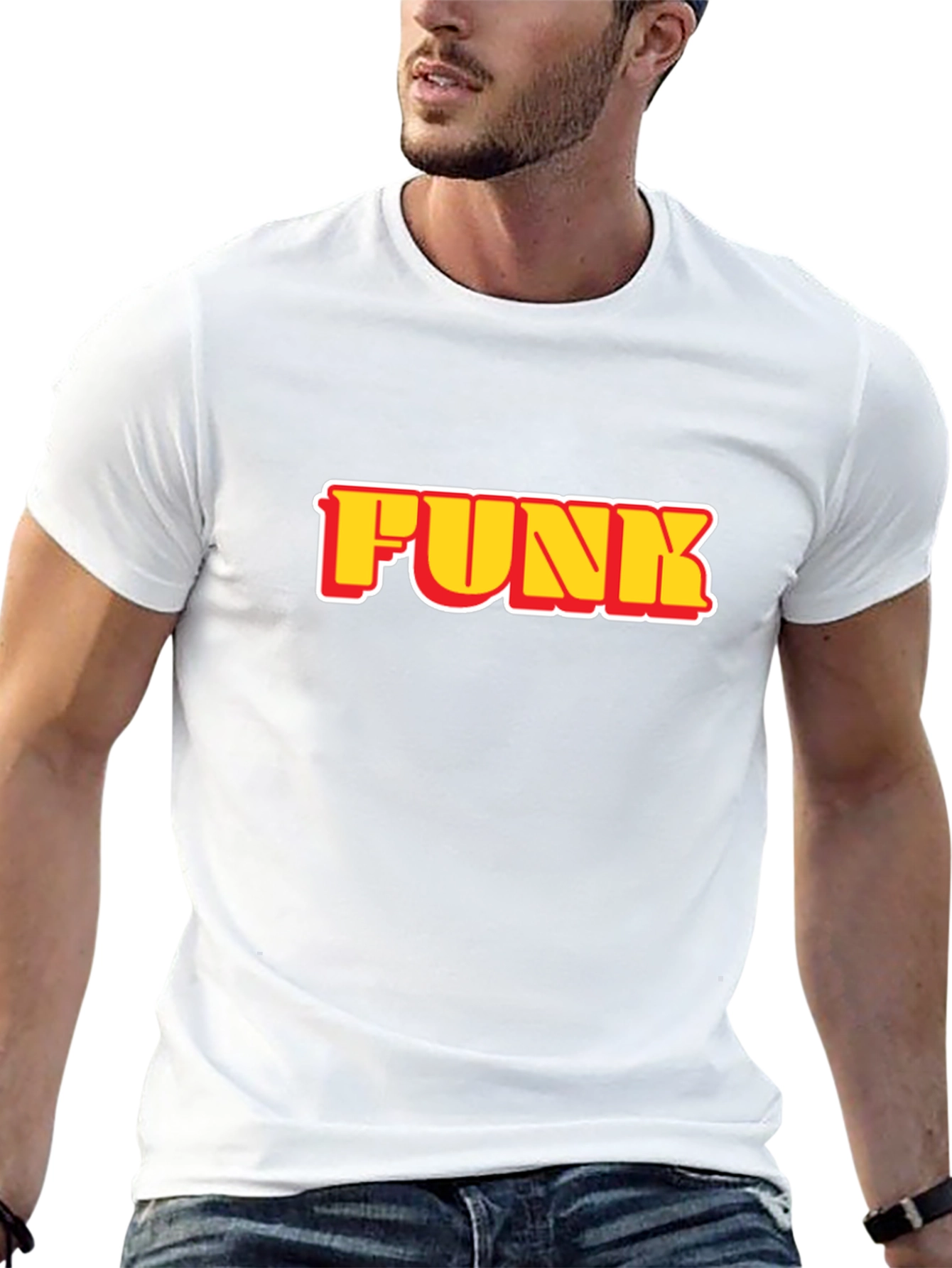 Funk Graphic Black T-Shirt - Retro Style