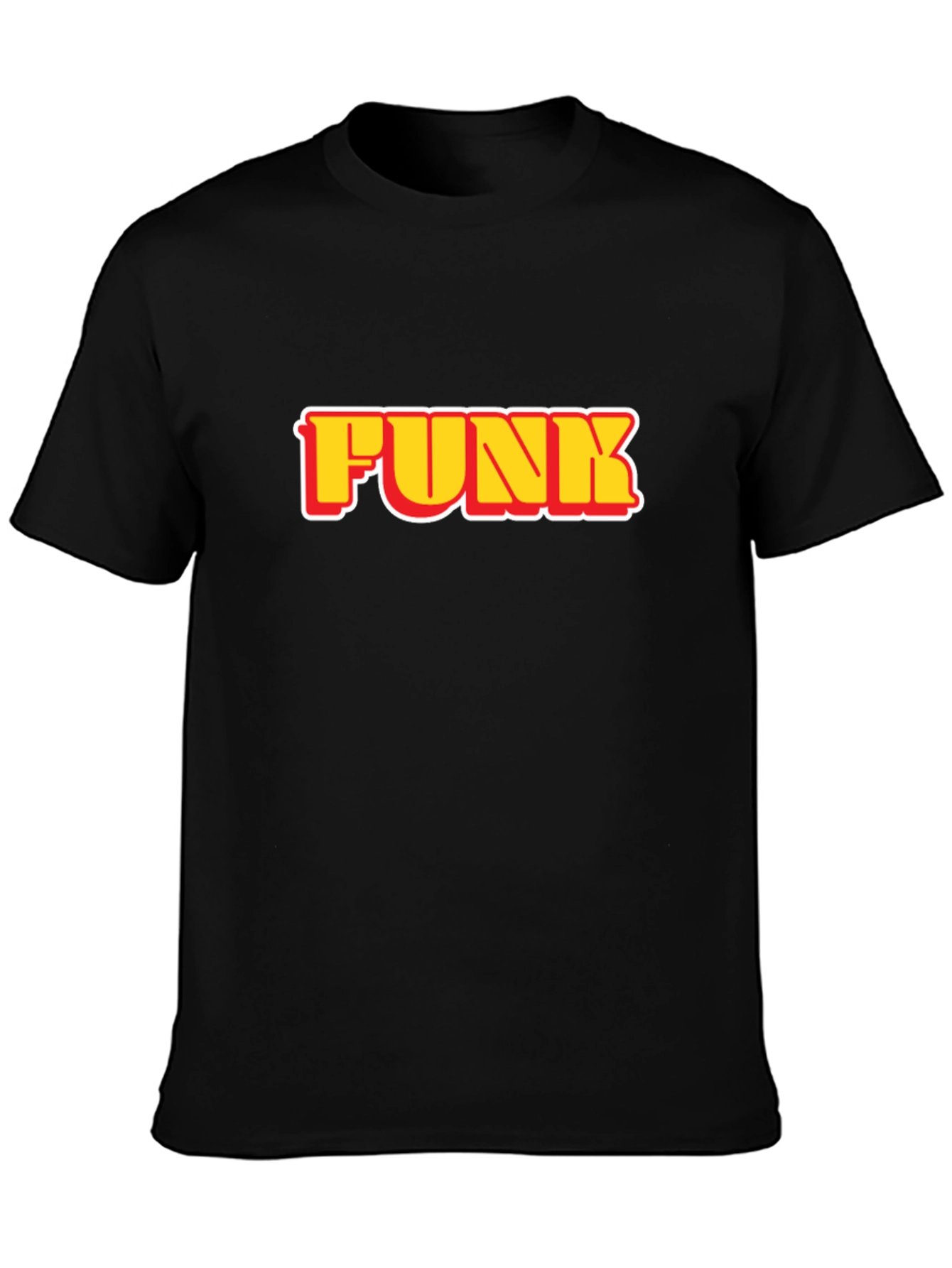 Funk Graphic Black T-Shirt - Retro Style