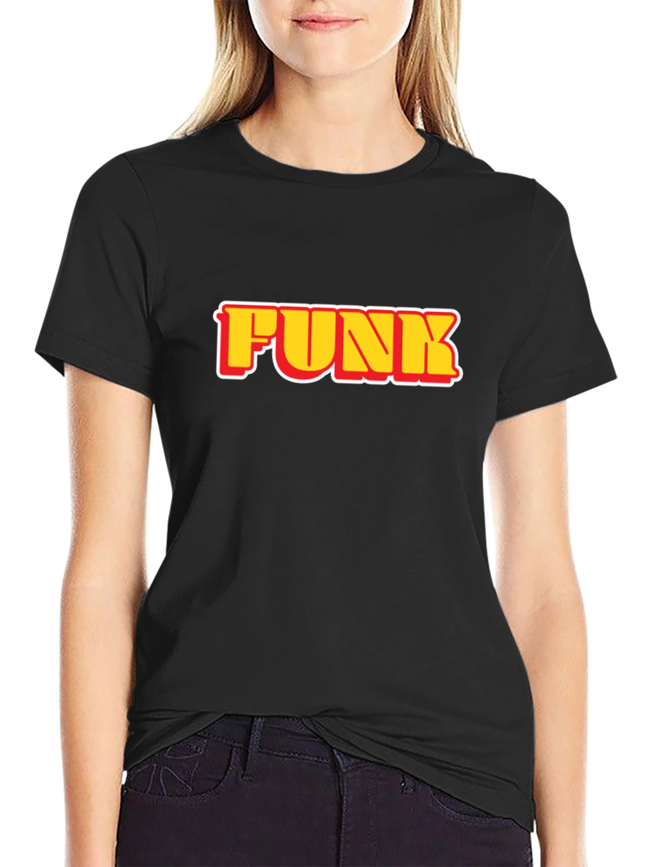 Funk Graphic Black T-Shirt - Retro Style