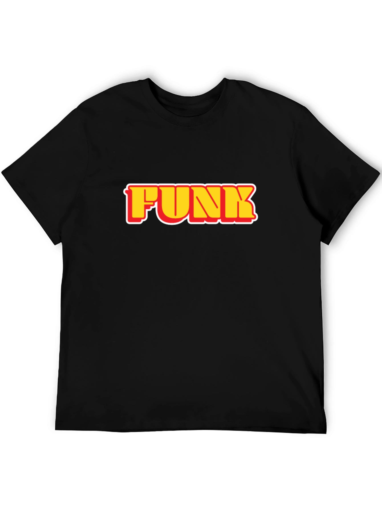 Funk Graphic Black T-Shirt - Retro Style