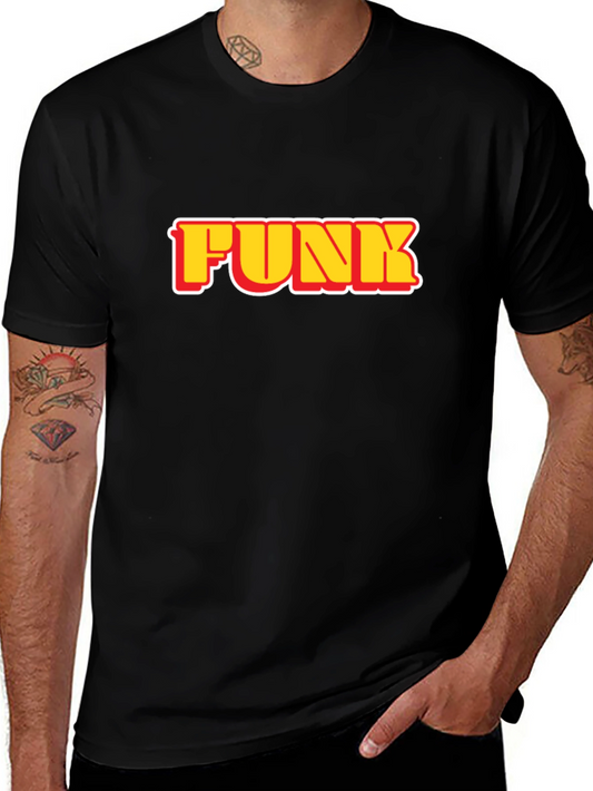 Funk Graphic Black T-Shirt - Retro Style