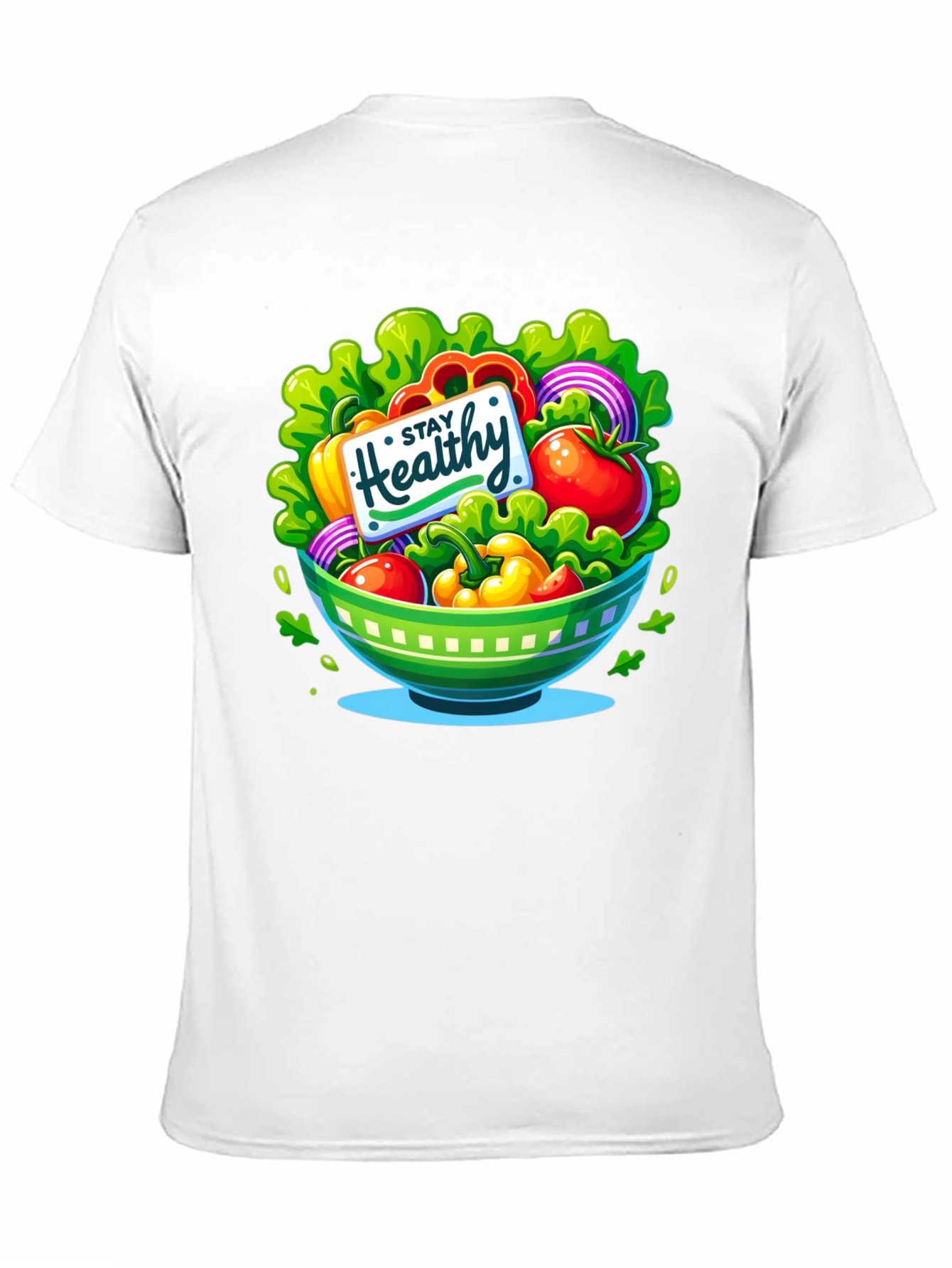 Stay Healthy Salad Bowl Graphic Tee