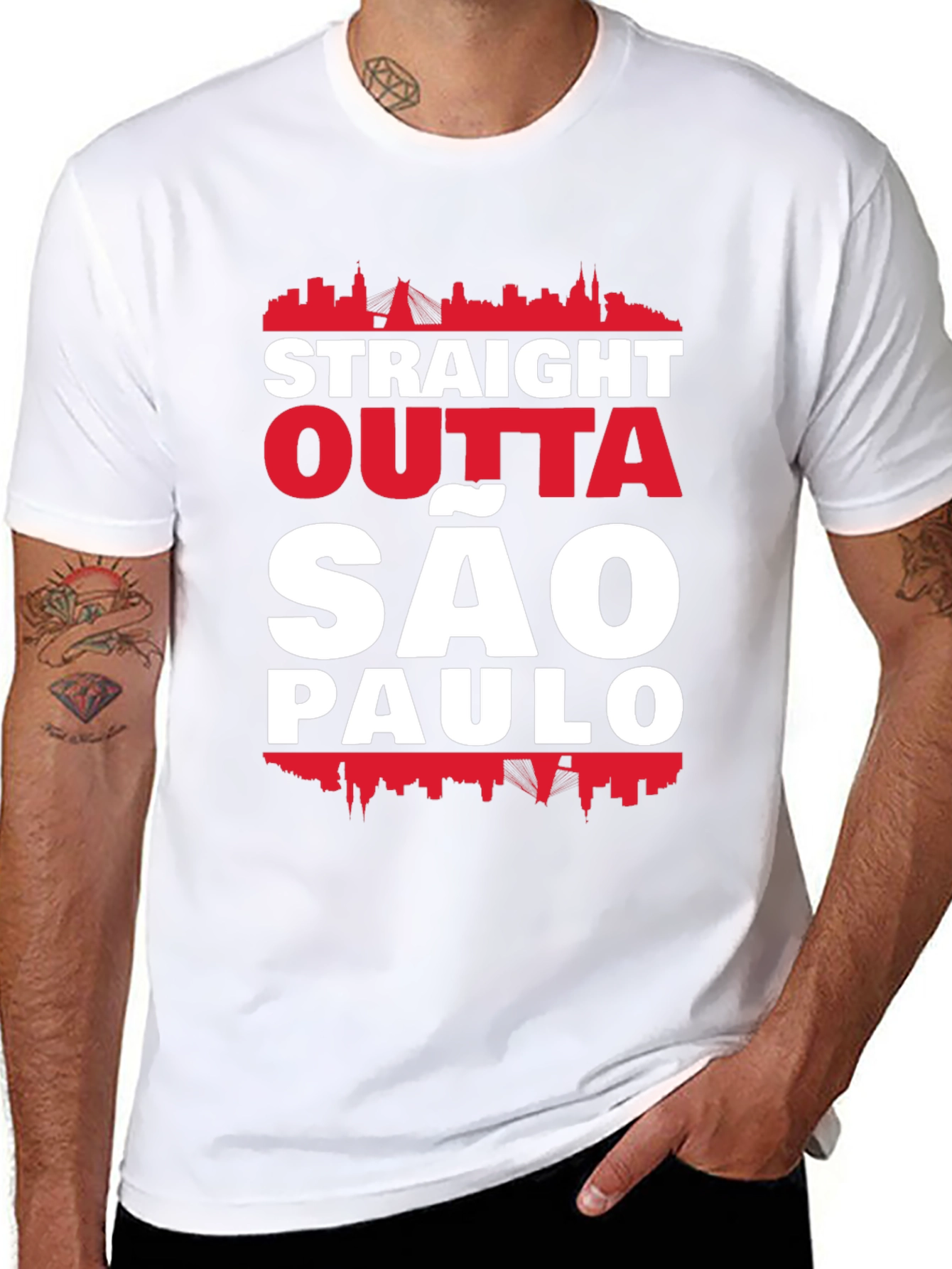Straight Outta São Paulo T-Shirt - Black