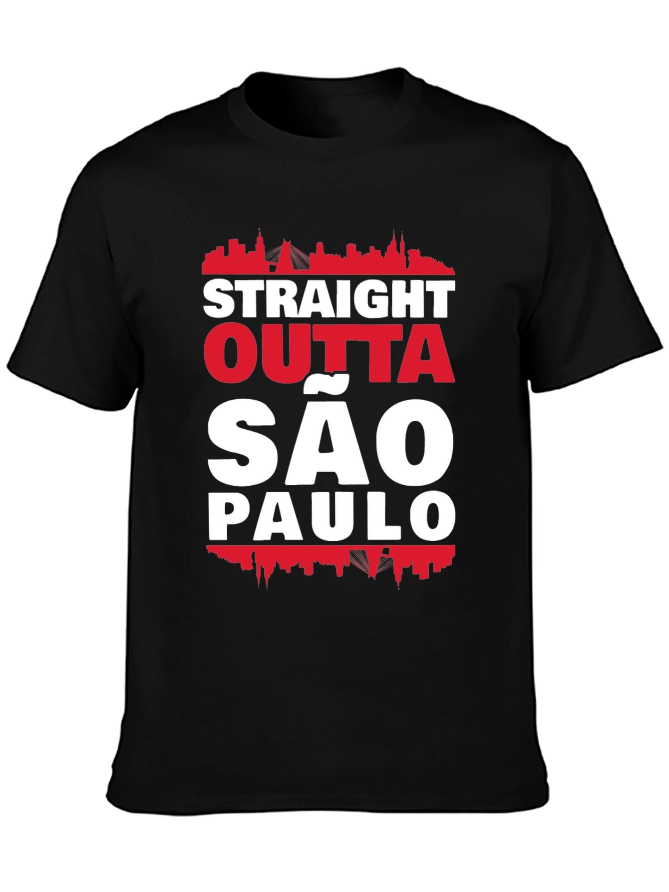 Straight Outta São Paulo T-Shirt - Black
