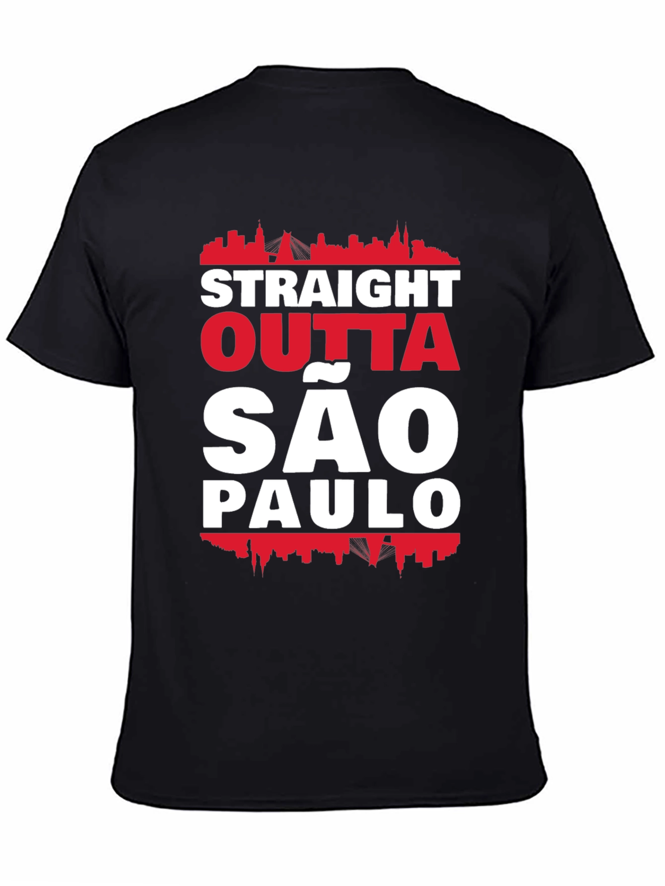 Straight Outta São Paulo T-Shirt - Black
