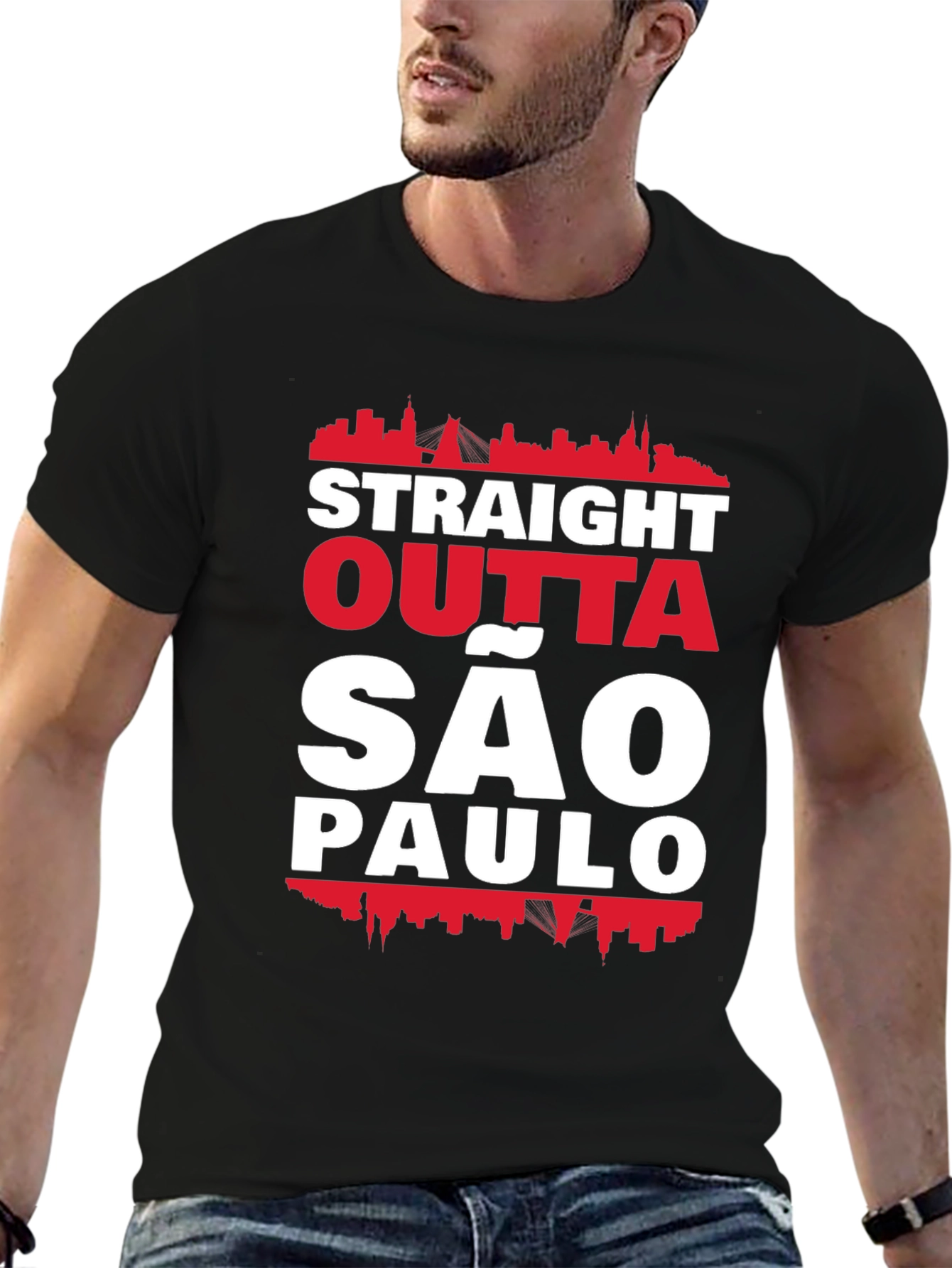 Straight Outta São Paulo T-Shirt - Black