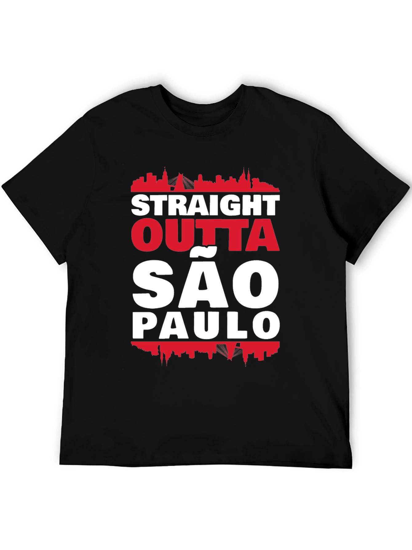 Straight Outta São Paulo T-Shirt - Black