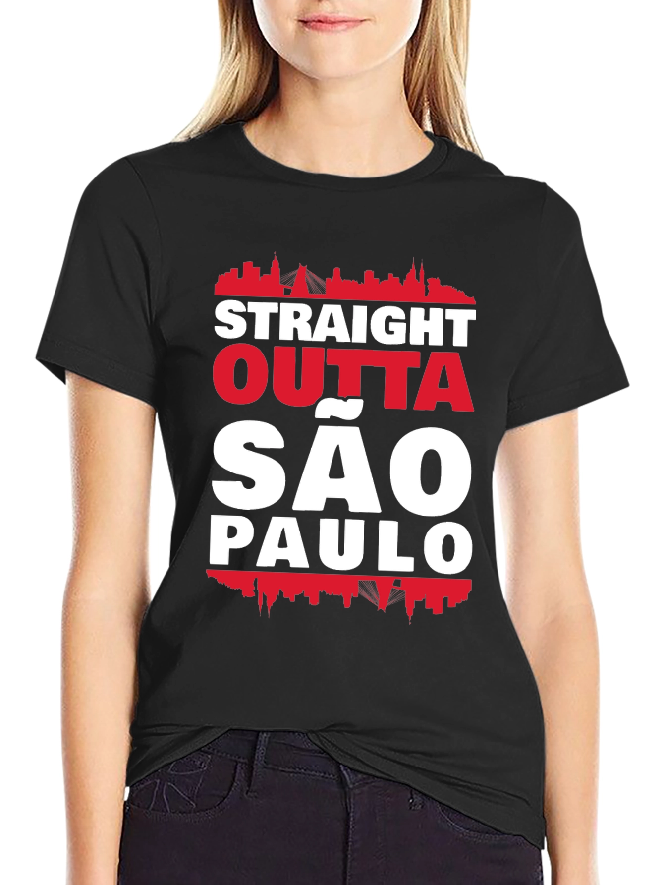 Straight Outta São Paulo T-Shirt - Black