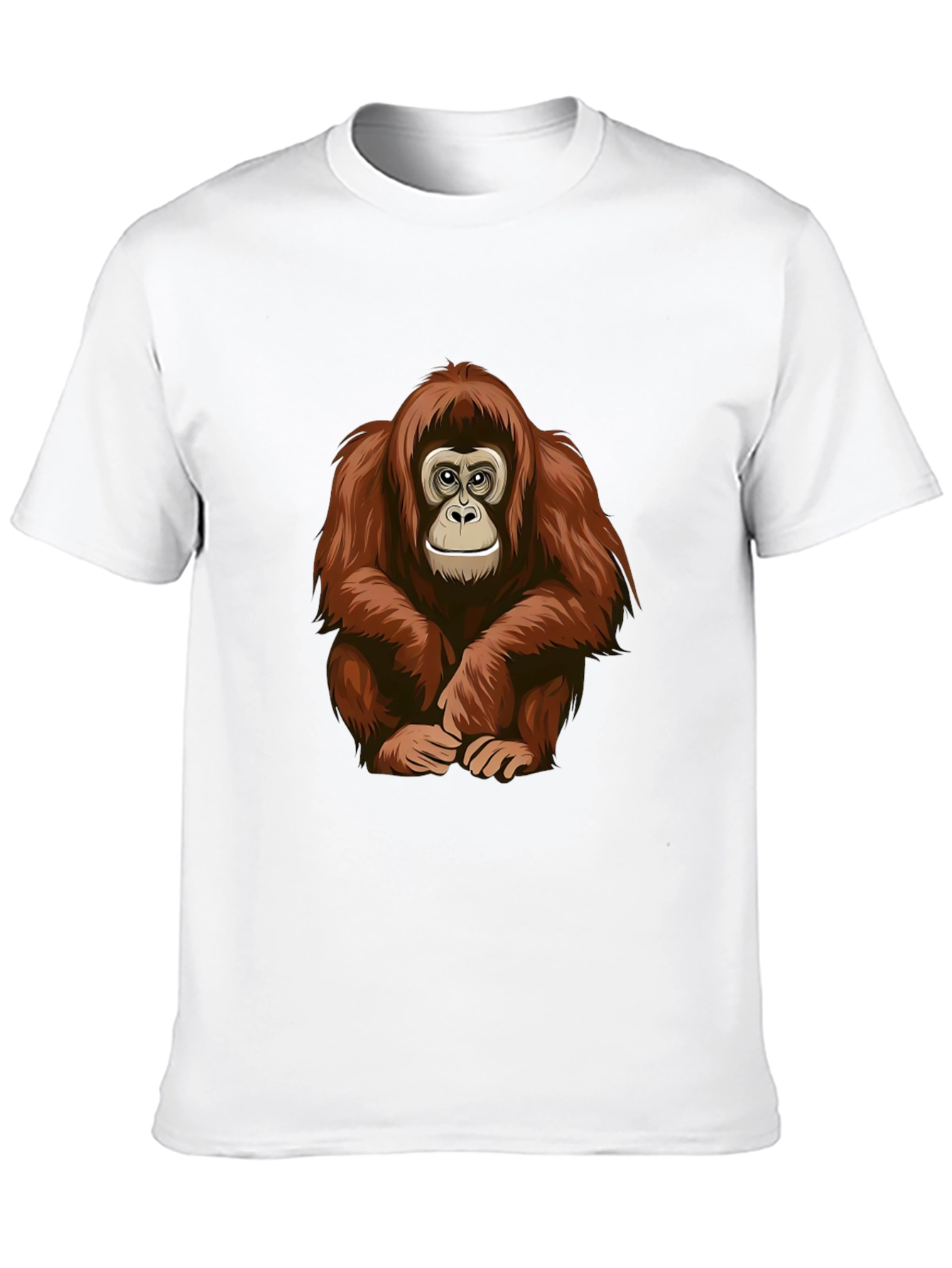Orangutan Graphic T-Shirt - Cool Ape Design Tee