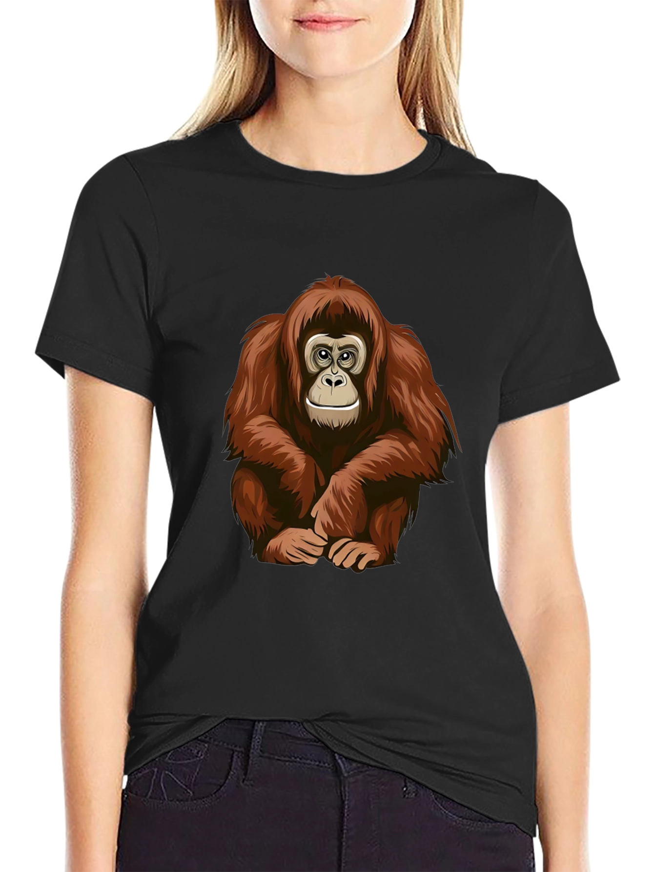 Orangutan Graphic T-Shirt - Cool Ape Design Tee